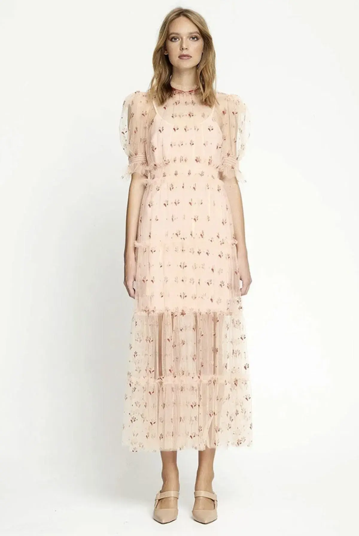 Alice McCall Cowboy Tears Midi Dress Pink Size AU 8  - Image 1