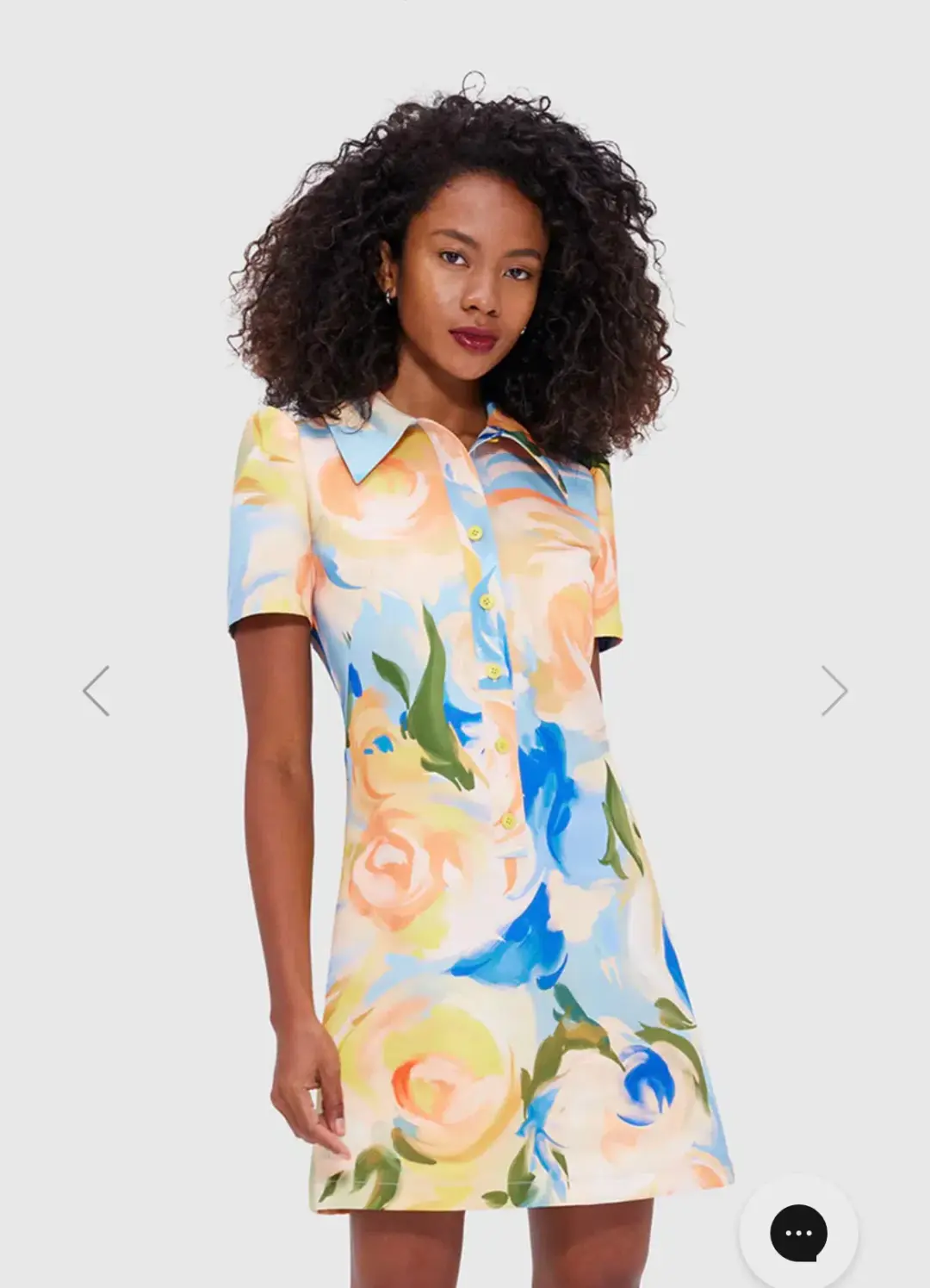 Leo Lin Brooke Mini Dress Print Size 12 for rent on The Volte - main image