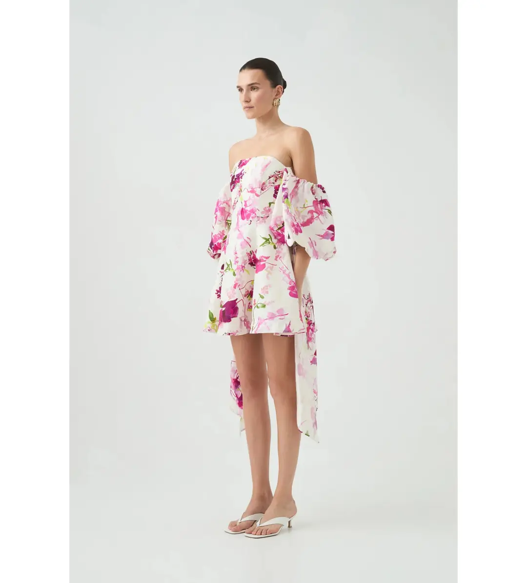 Aje Incarnation Mini Dress Fresh Flora Size AU 12 for rent on The Volte - main image