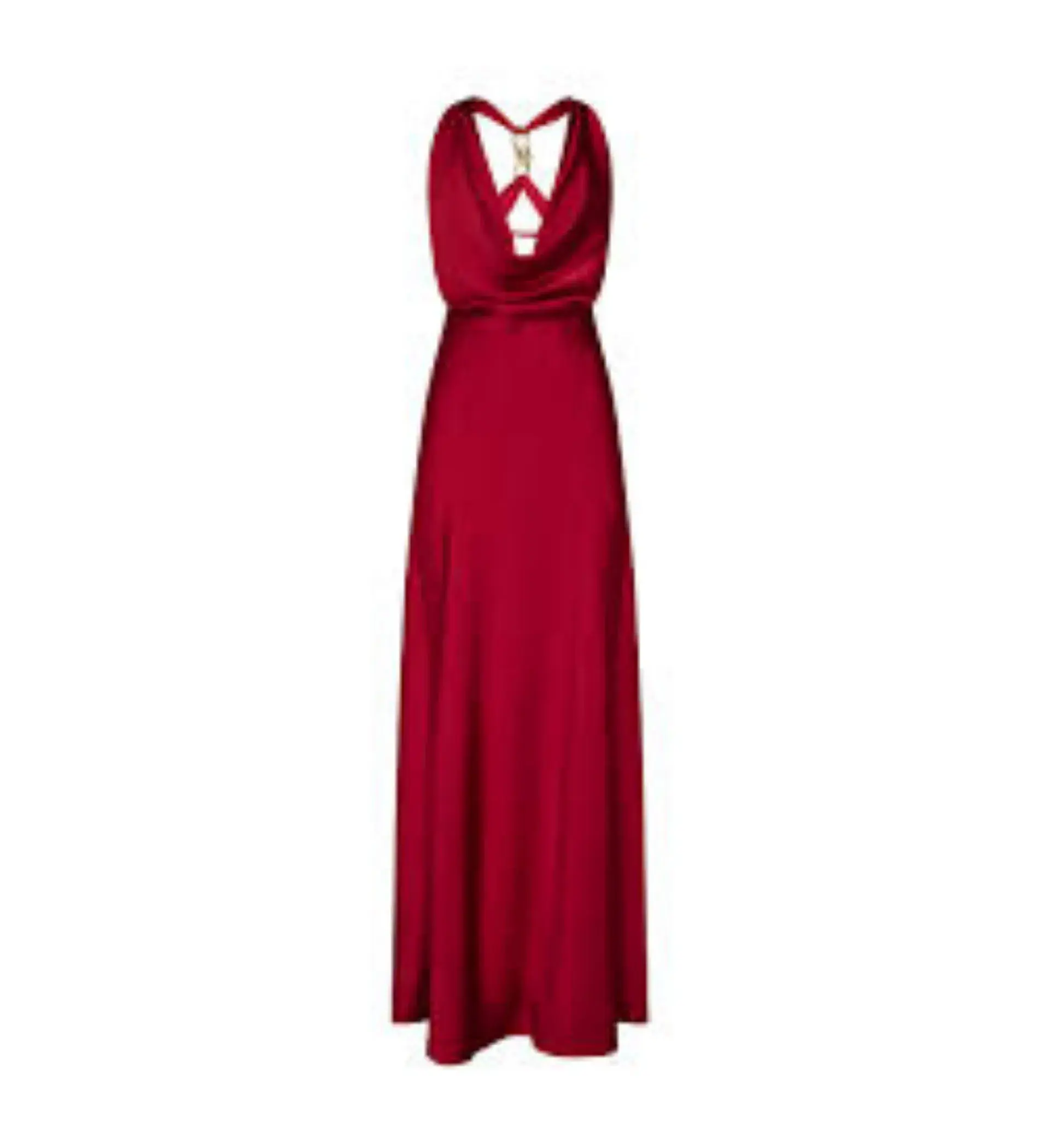 Manning Cartell Charmed Cowl Slip Maxi Dress Red Size 4  - Image 3