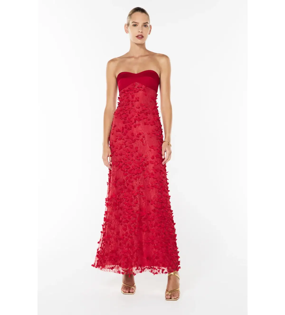 Manning Cartell  Enchantment Balconette Maxi Dress Scarlet Red Size AU 6 - Image 1