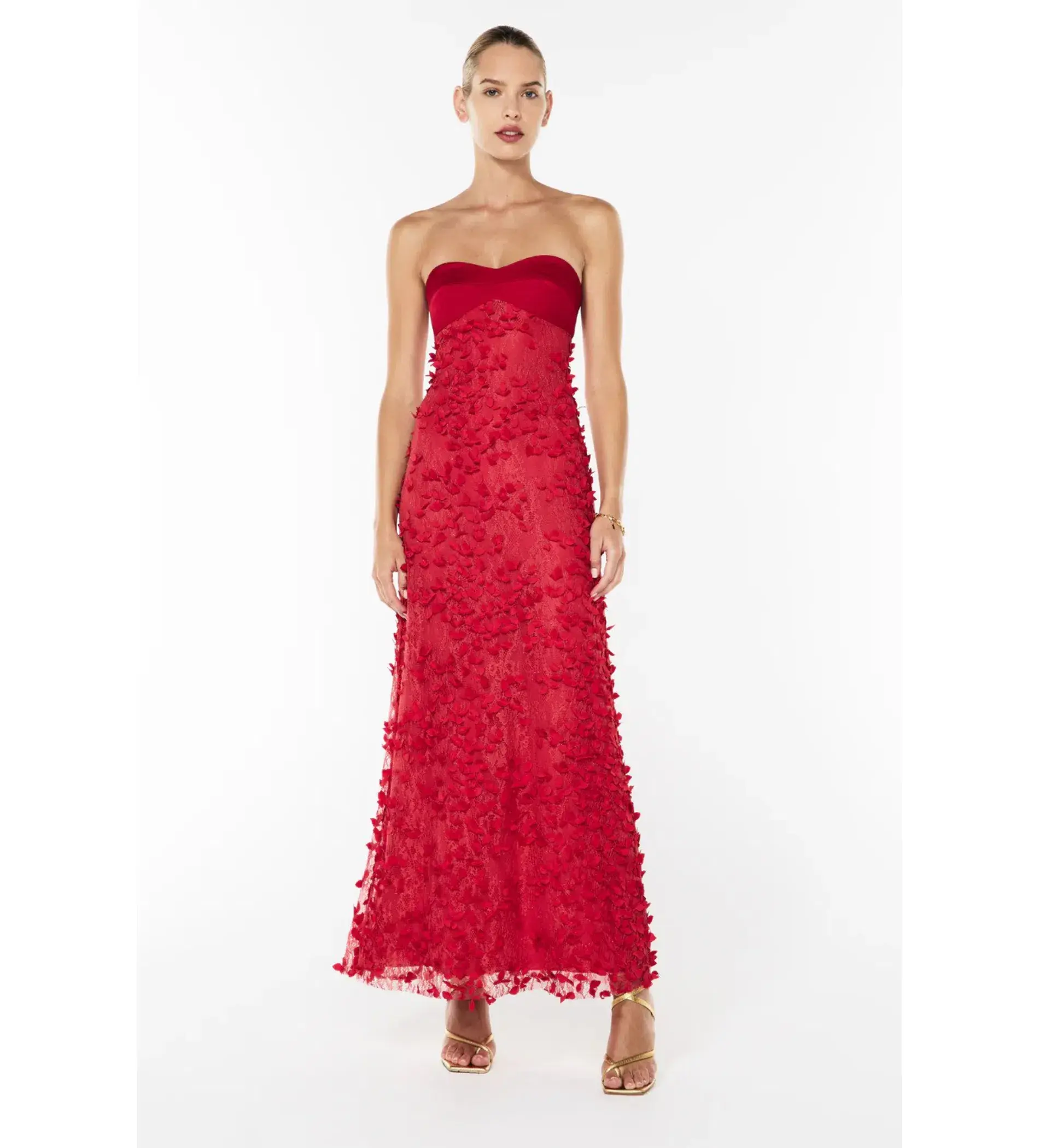 Manning Cartell  Enchantment Balconette Maxi Dress Scarlet Red Size AU 6 - Image 1