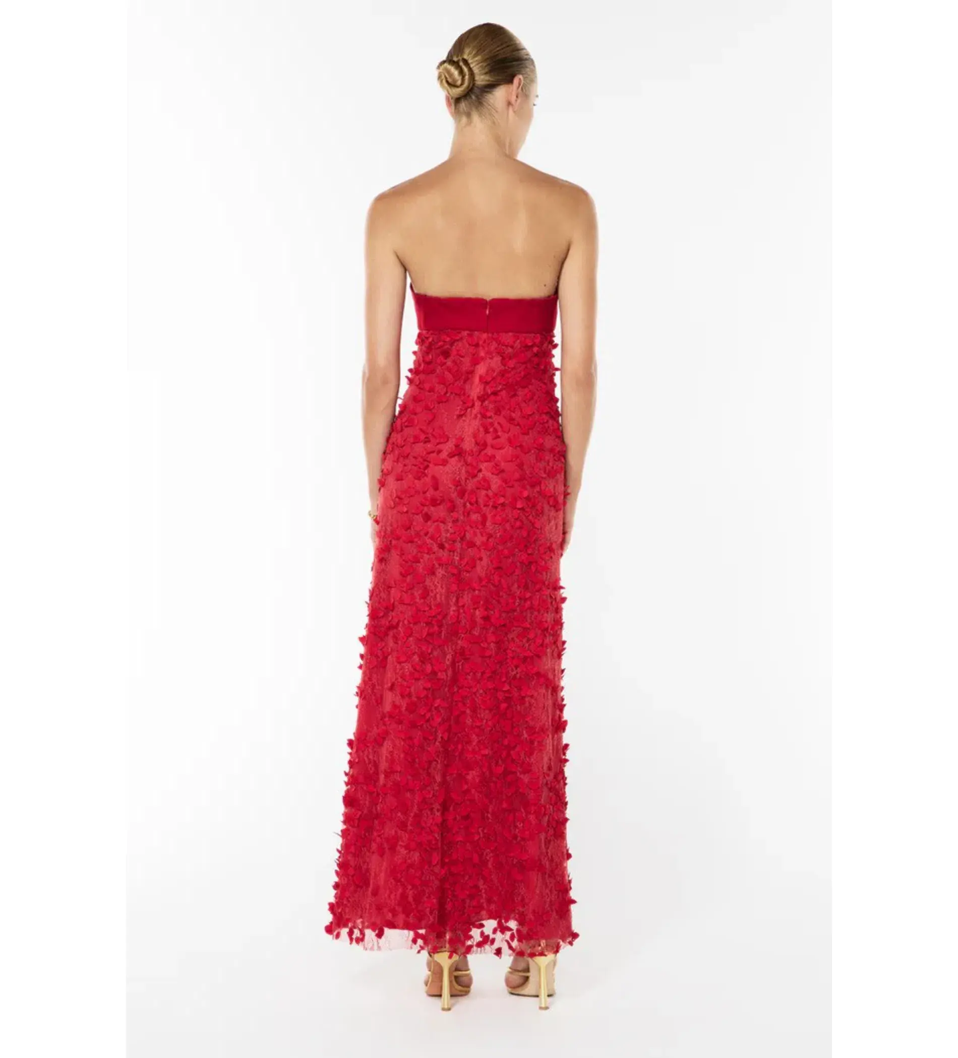 Manning Cartell  Enchantment Balconette Maxi Dress Scarlet Red Size AU 6 - Image 3