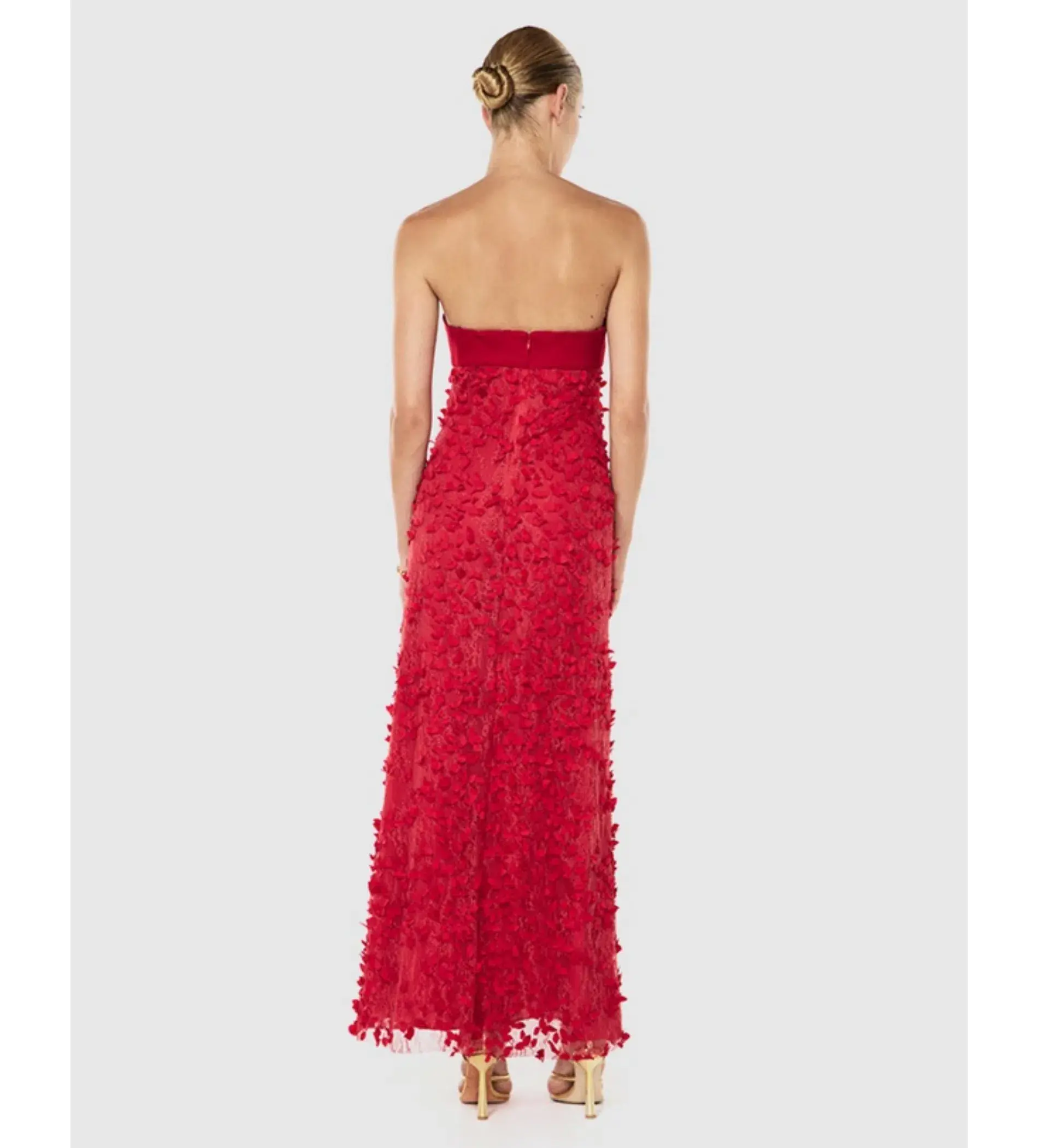 Manning Cartell  Enchantment Balconette Dress Scarlet Red Size AU 8 - Image 3
