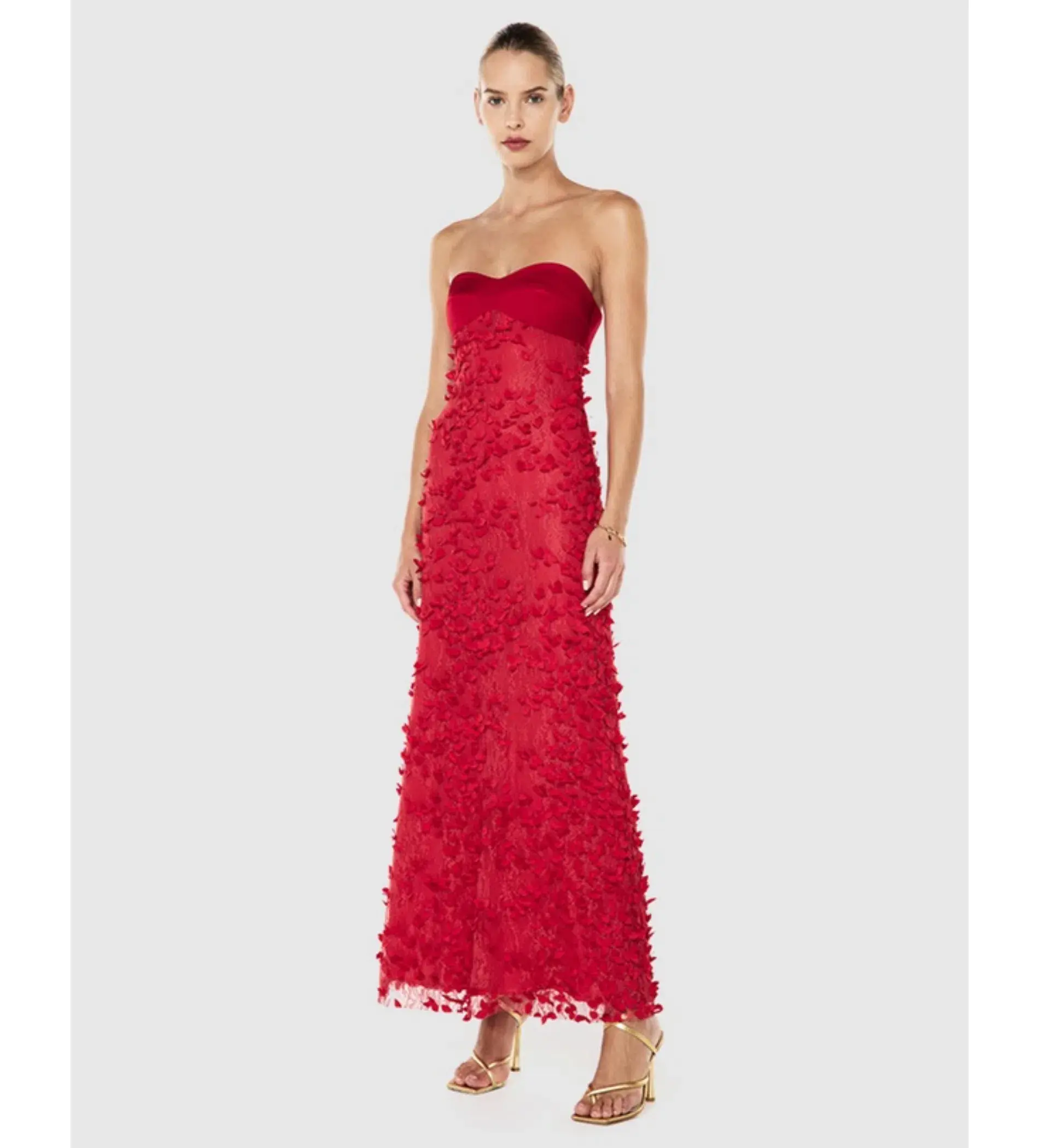 Manning Cartell  Enchantment Balconette Dress Scarlet Red Size AU 8 - Image 2