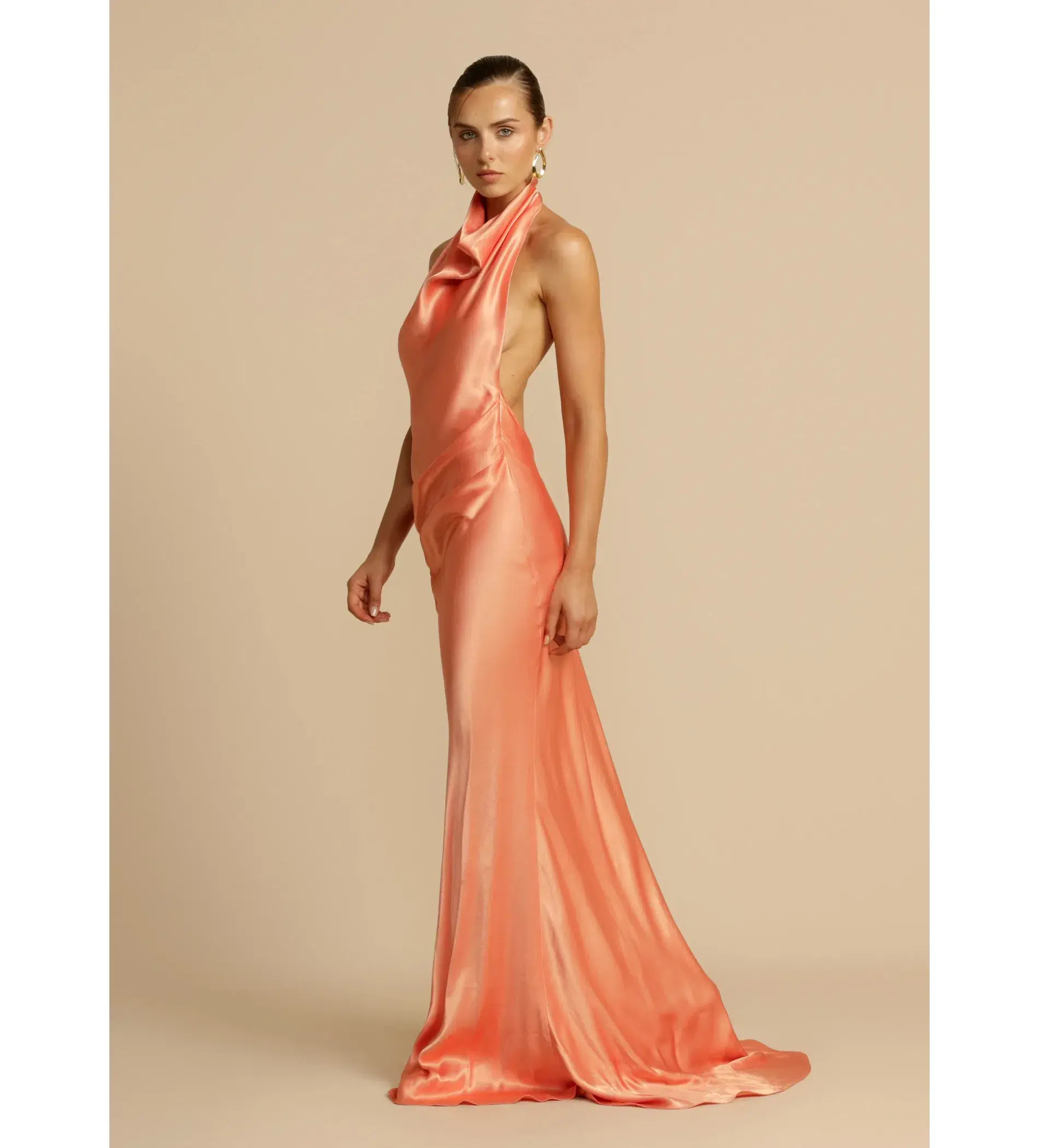 Arcina Ori Gaia Dress in Papaya Size S / AU 8 - Image 2