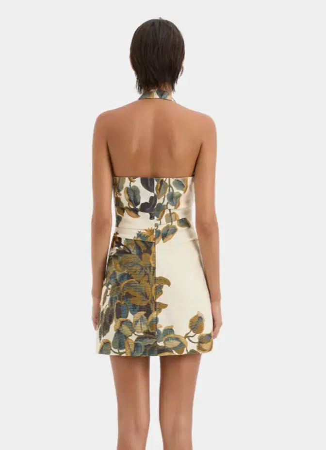 Evalita Halter Mini Dress Print 10 - Image 2