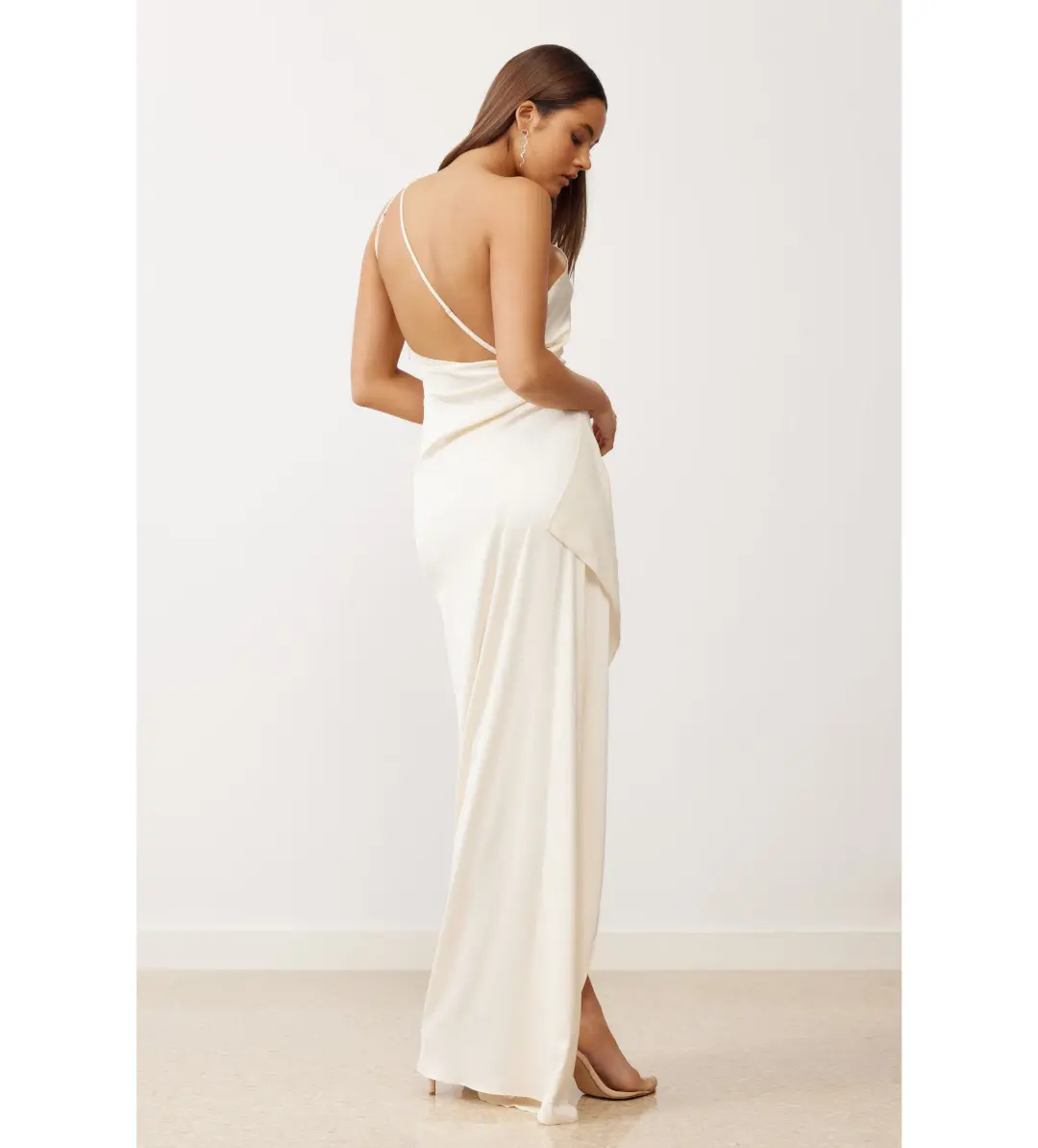 Lexi Samira Dress  Oyster Size 8  for rent on The Volte - main image