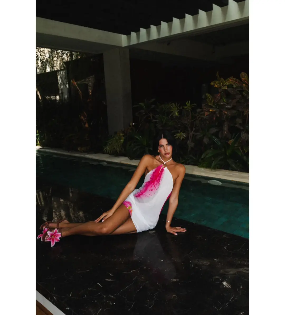 HNTR The Label Lexi Mini Lillie Dress White Size AU 8 for rent on The Volte - main image