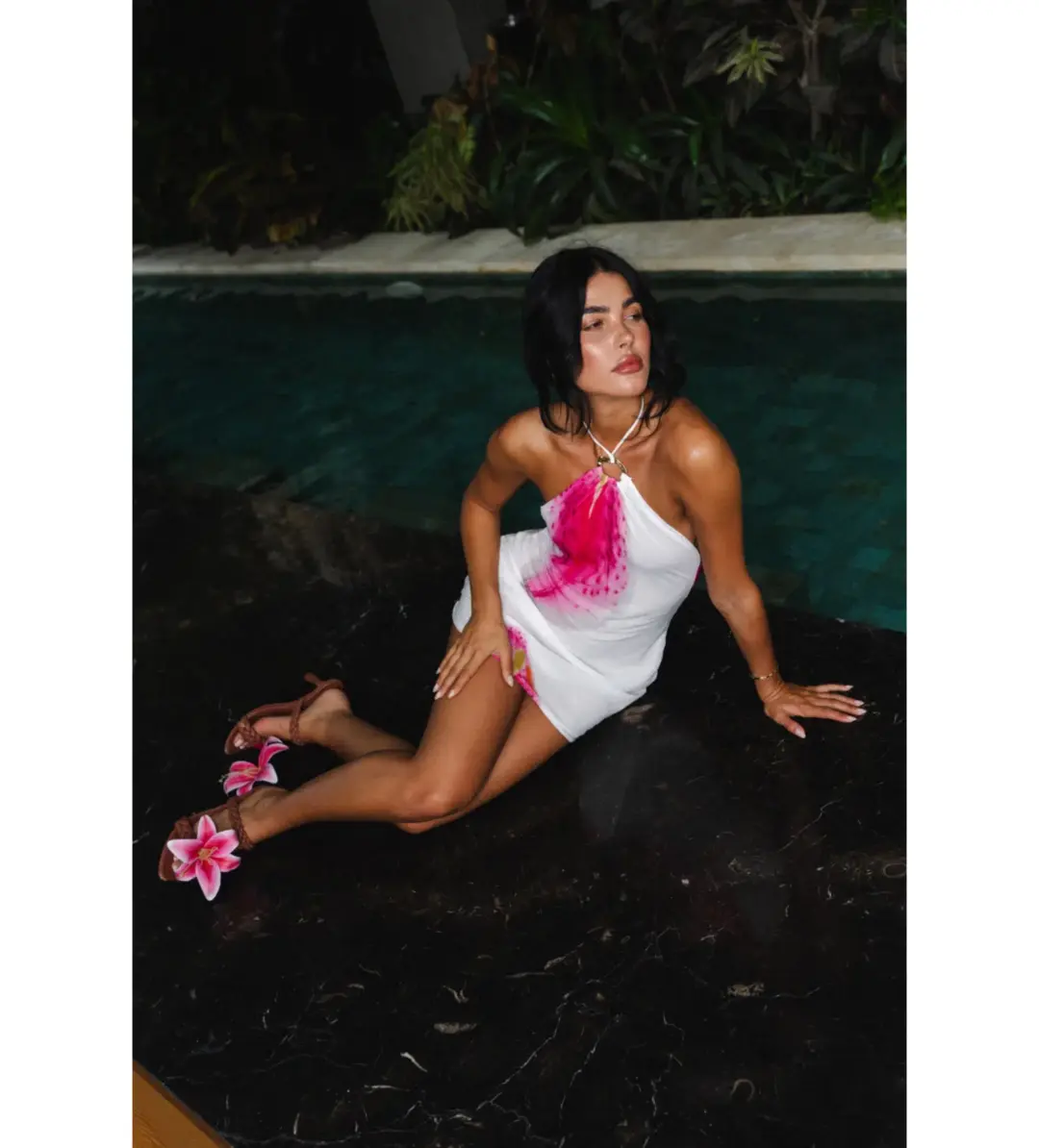 HNTR The Label Lexi Mini Lillie Dress White Size AU 8 for rent on The Volte - main image