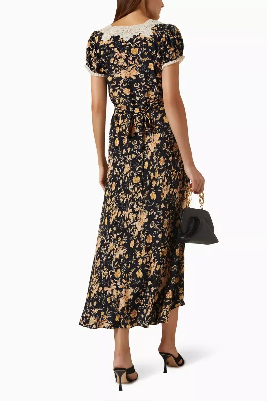Doen Emeline Dress in Navy Floral Oaks Bluff Size S / AU 8 - Image 3