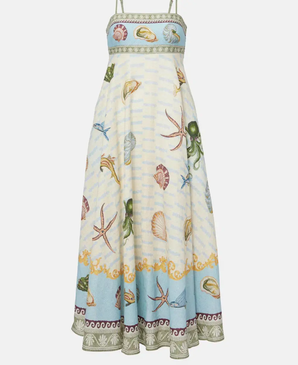Alemais Bath House Sundress Midi Size AU 6 - Image 5