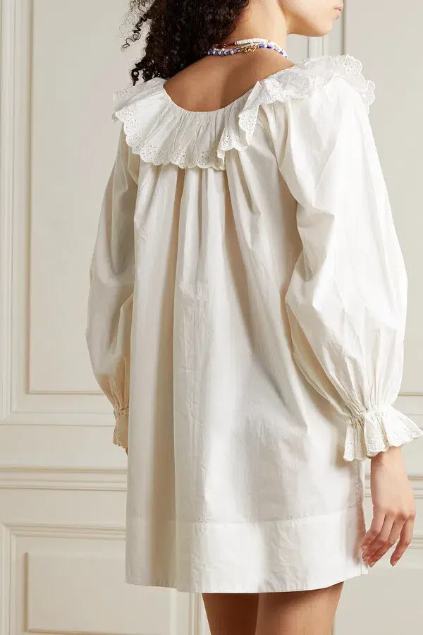 Doen Wynne Mini Dress in White Size S / AU 8 - Image 2