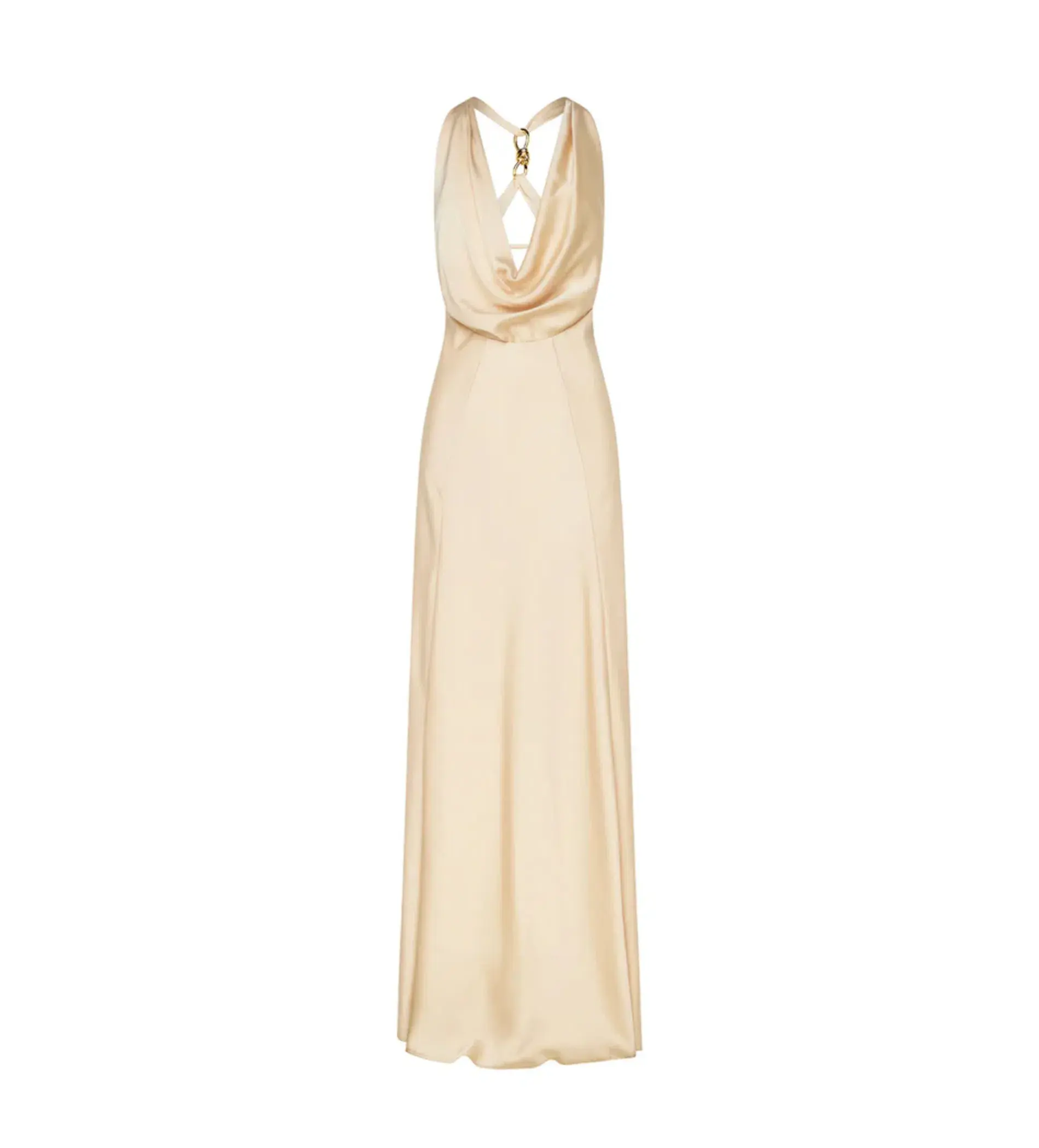 Manning Cartell  Charmed Cowl Slip Maxi Dress Champagne Size XXS/AU 4 - Image 5