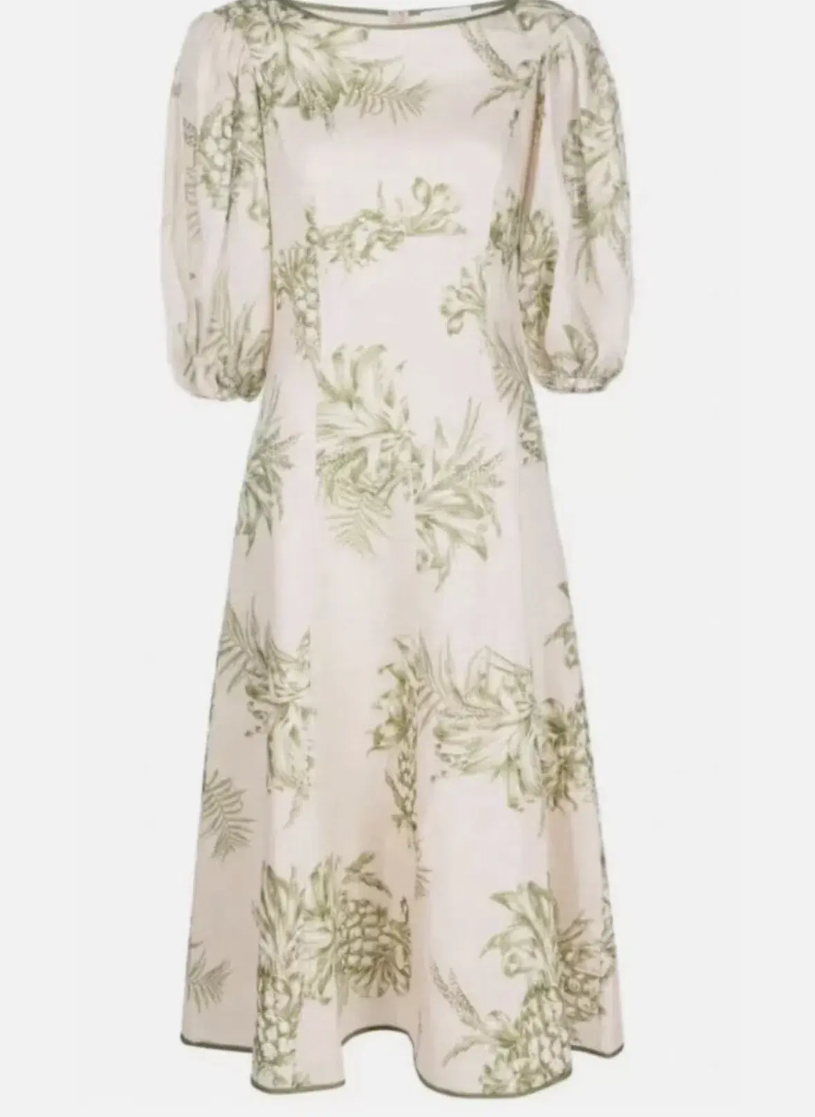 Zimmermann Empire Midi Dress Floral Size 12/M - Image 1