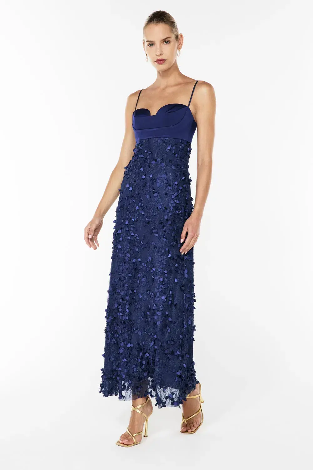 Manning Cartell Enchantment Slip Dress Royal Blue Size AU 10 - Image 2
