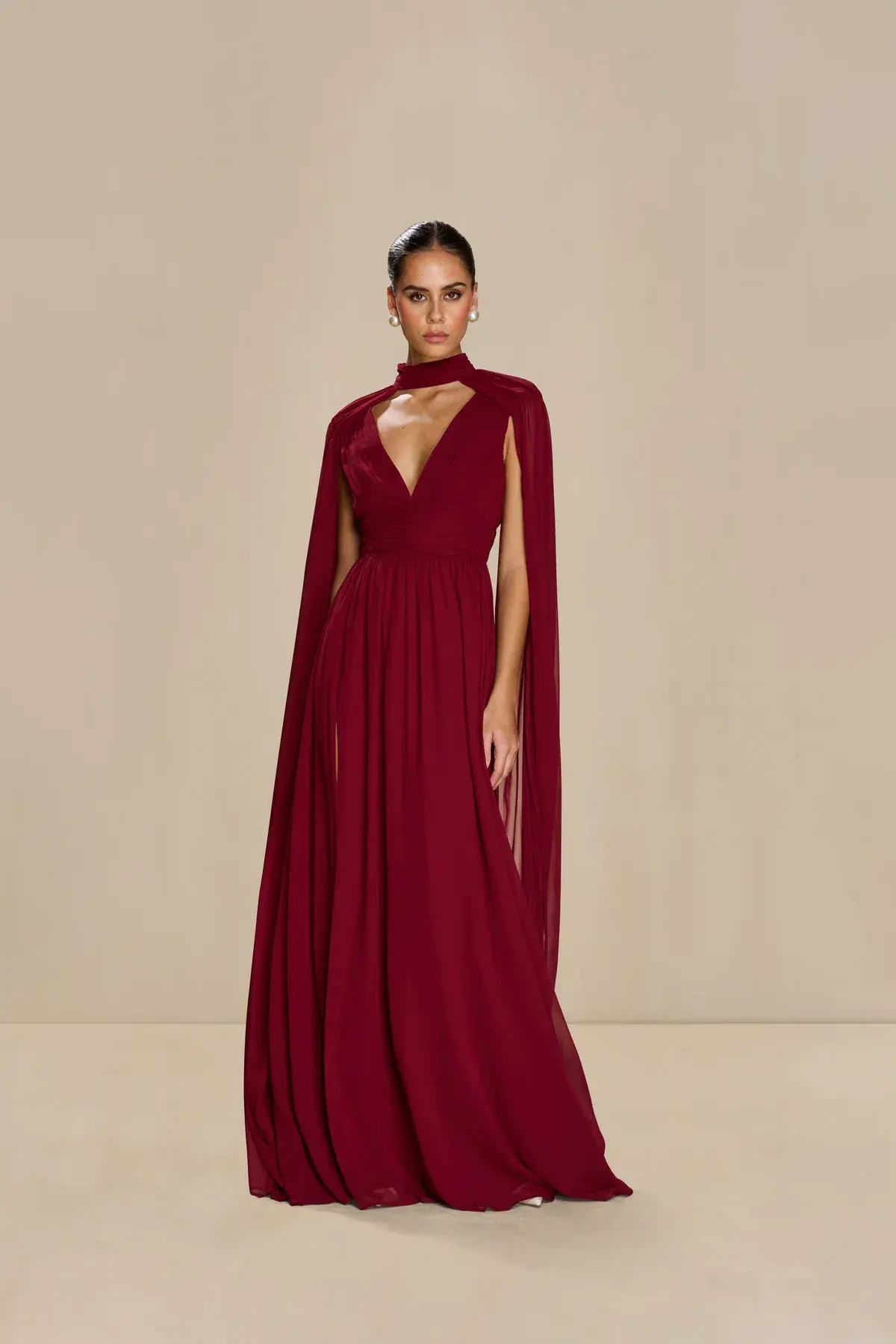 Sonya Moda Farrah Gown  Persian Red Size 12  - Image 1