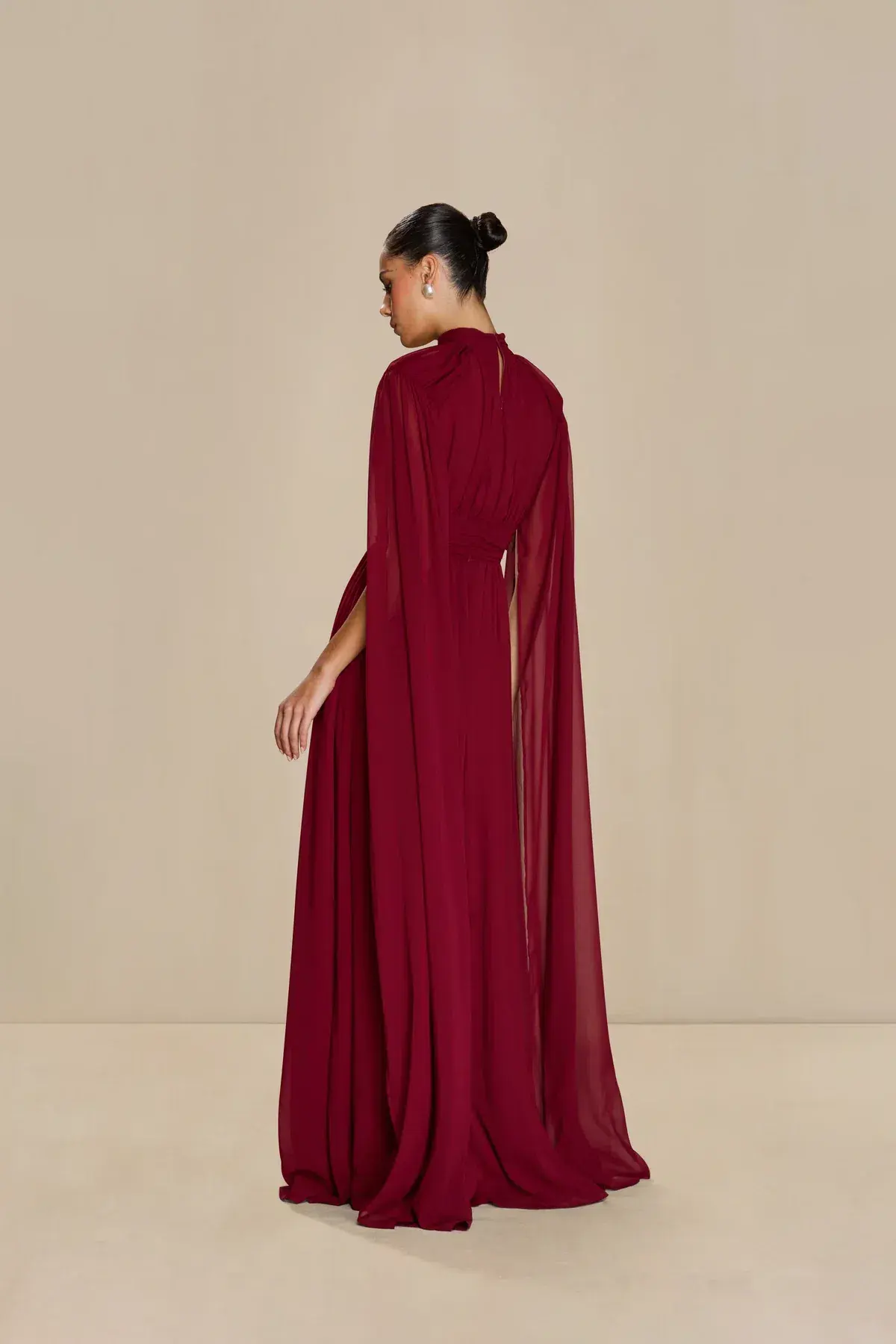 Sonya Moda Farrah Gown  Persian Red Size 12  - Image 2