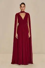 Sonya Moda "Farrah" Gown Persian Red Size 14  - Image 1