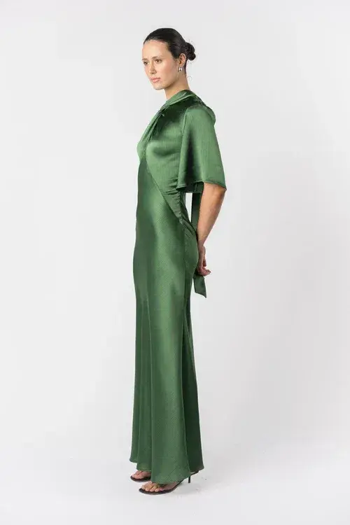One Fell Swoop Claret Maxi Dress in Matilda Size 10 - Image 3