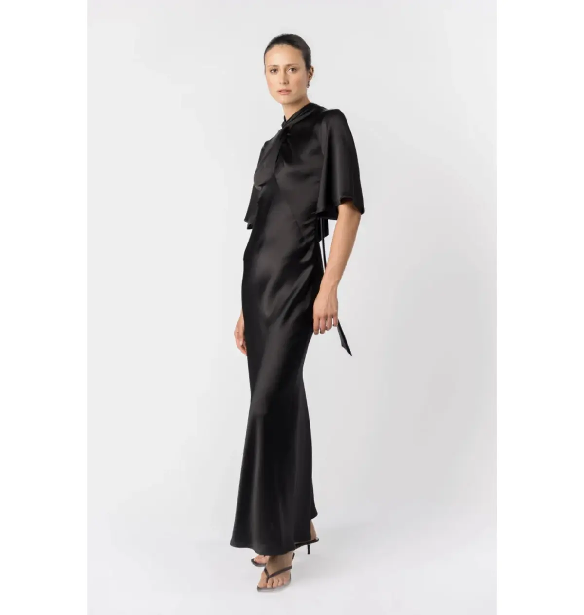 One Fell Swoop Claret Dress in Obsidian Size AU 12 - Image 2