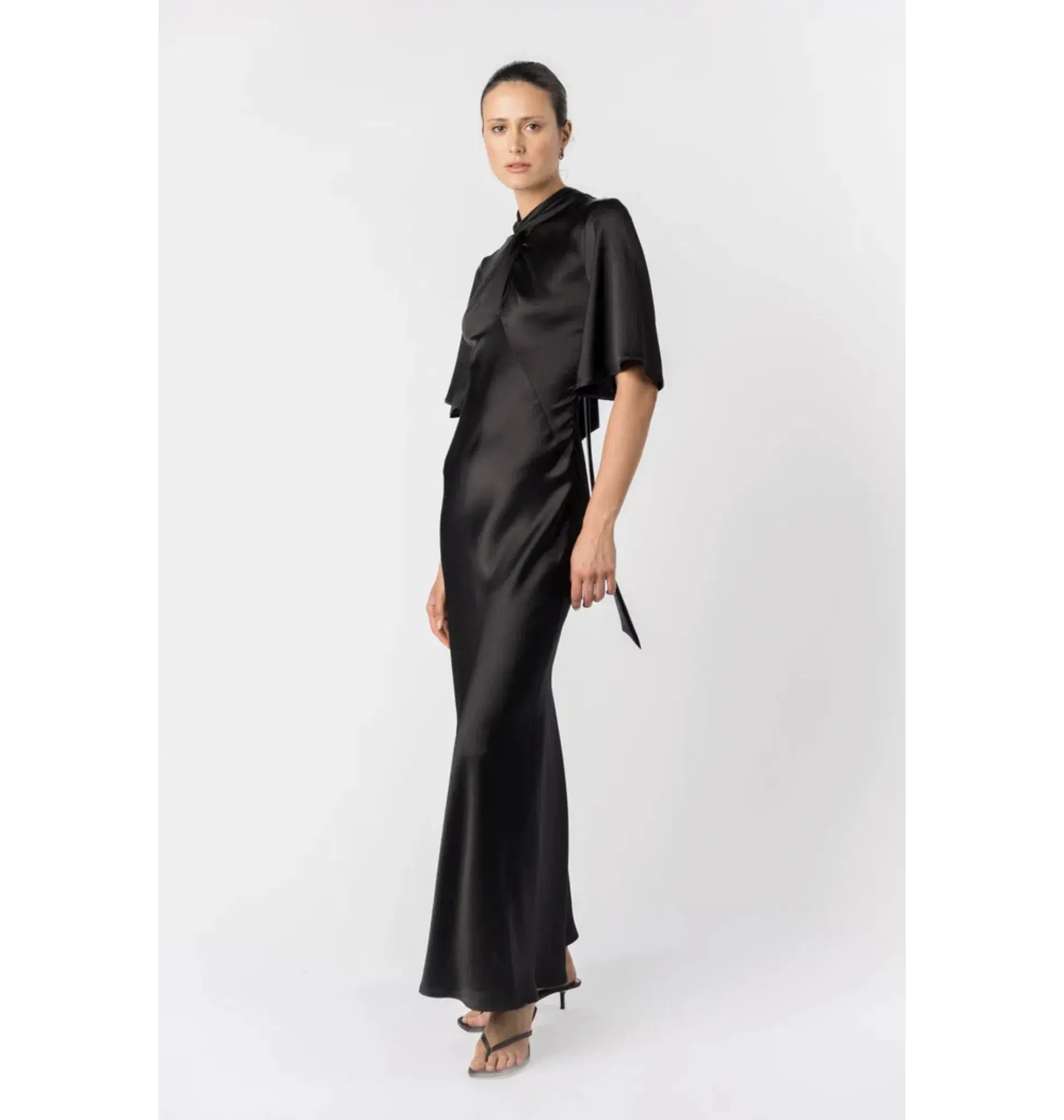 One Fell Swoop Claret Dress in Obsidian Size AU 12 - Image 2