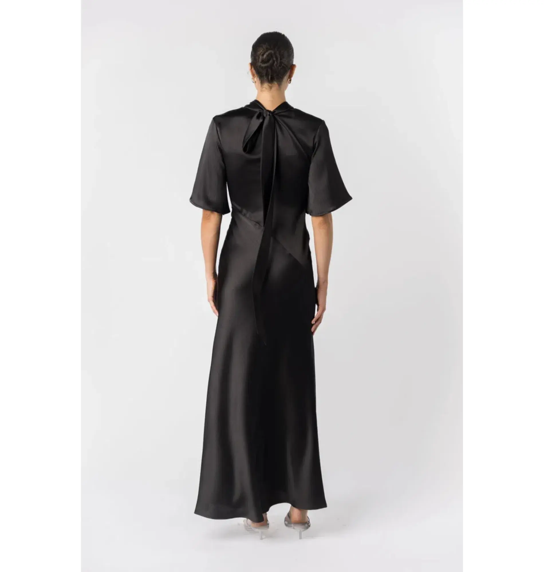 One Fell Swoop Claret Dress in Obsidian Size AU 12 - Image 4