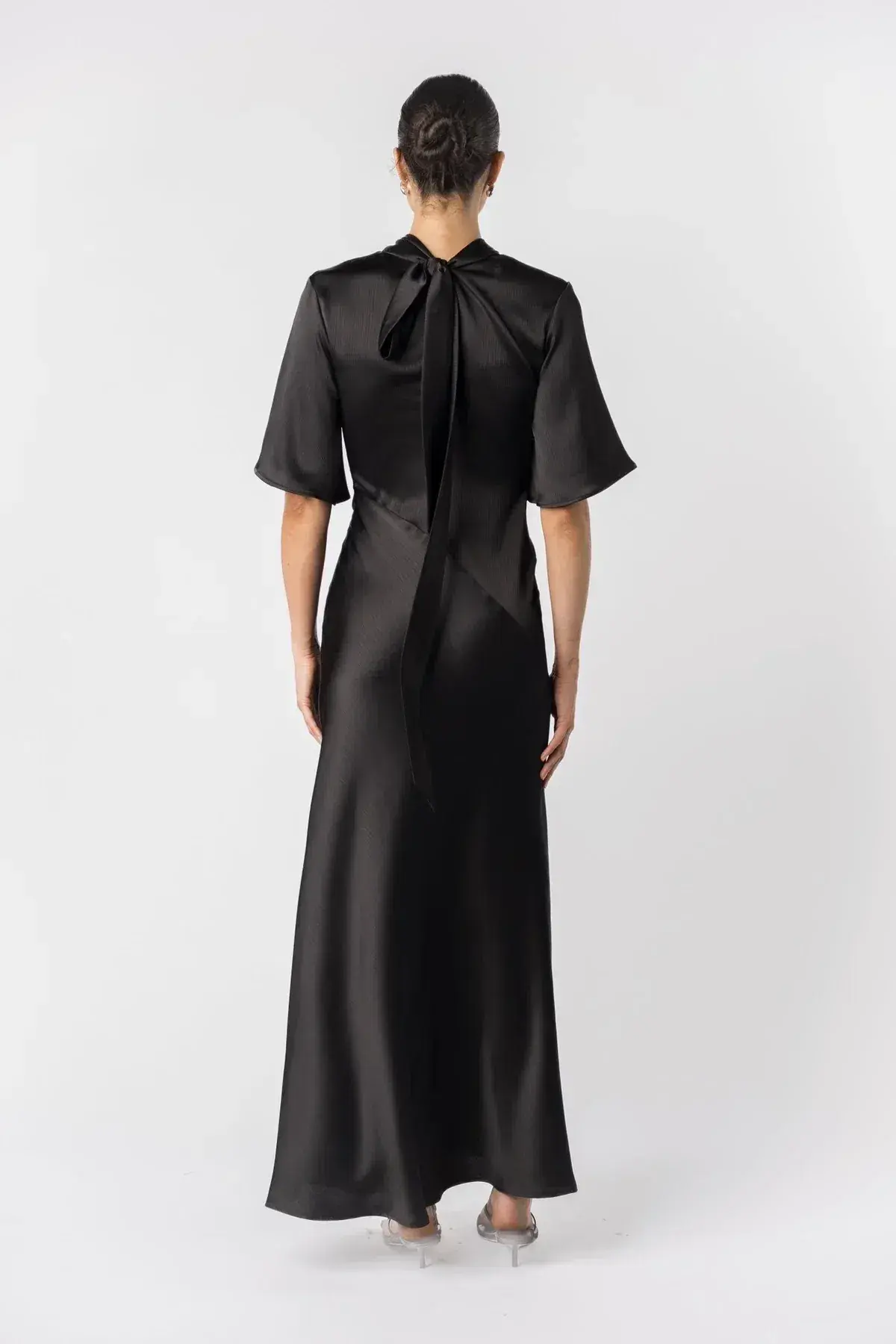 One Fell Swoop Claret Maxi Dress in Obsidian Size 14  - Image 3