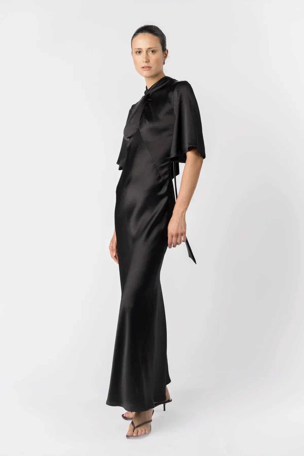 One Fell Swoop Claret Maxi Dress in Obsidian Size 14  - Image 4