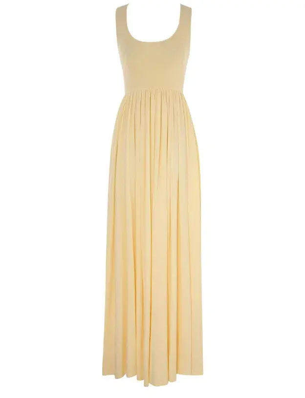 Zimmerman Harmony Metallic Yellow Tank Dress Size AU 8 - Image 4