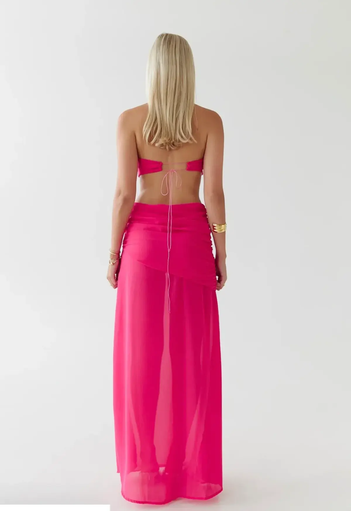 HNTR the label Gigi Set Maxi Dress Magenta Size AU 8  - Image 2