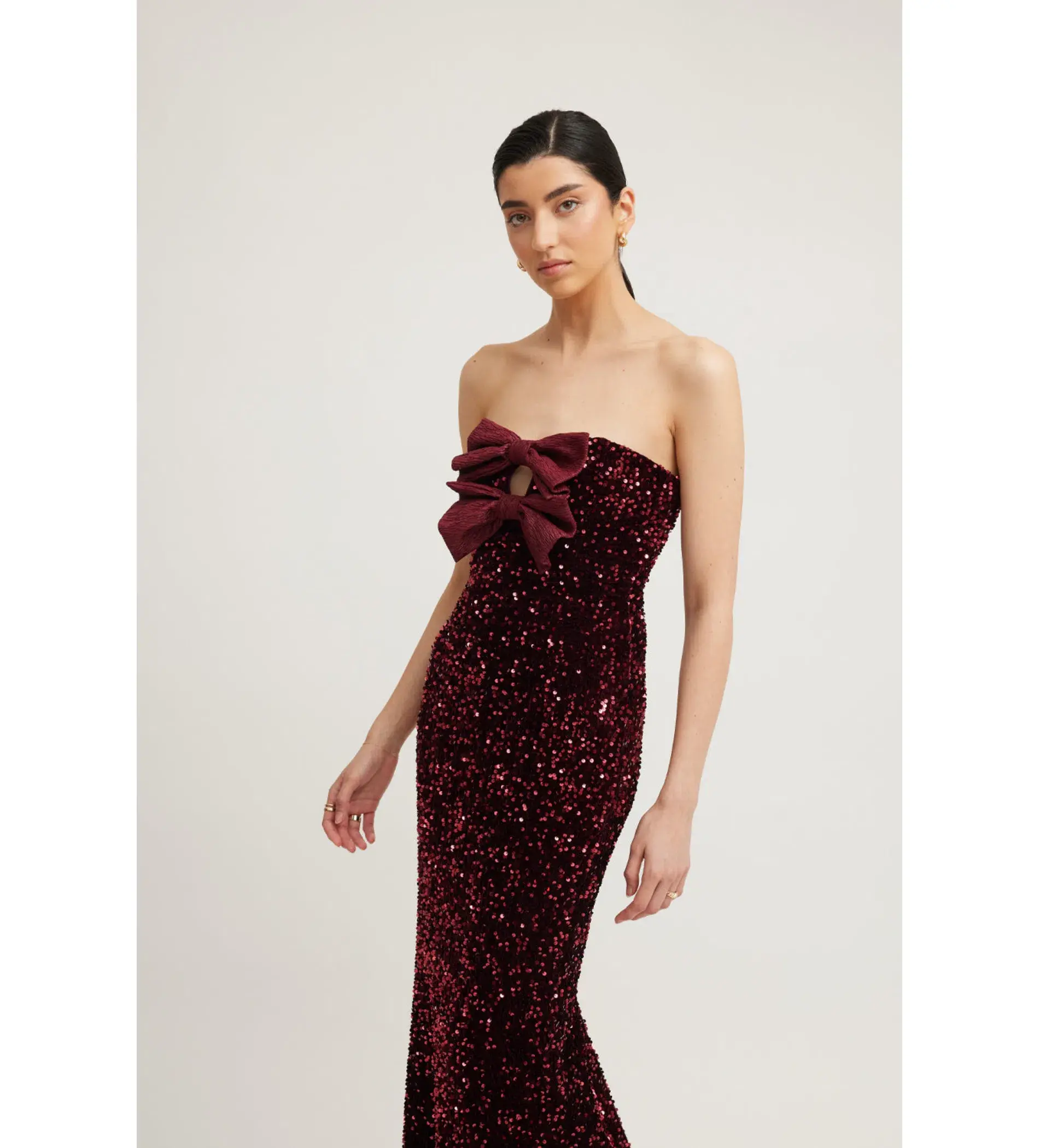 Tojha Harlynne Dress in Merlot Size 6 - Image 2