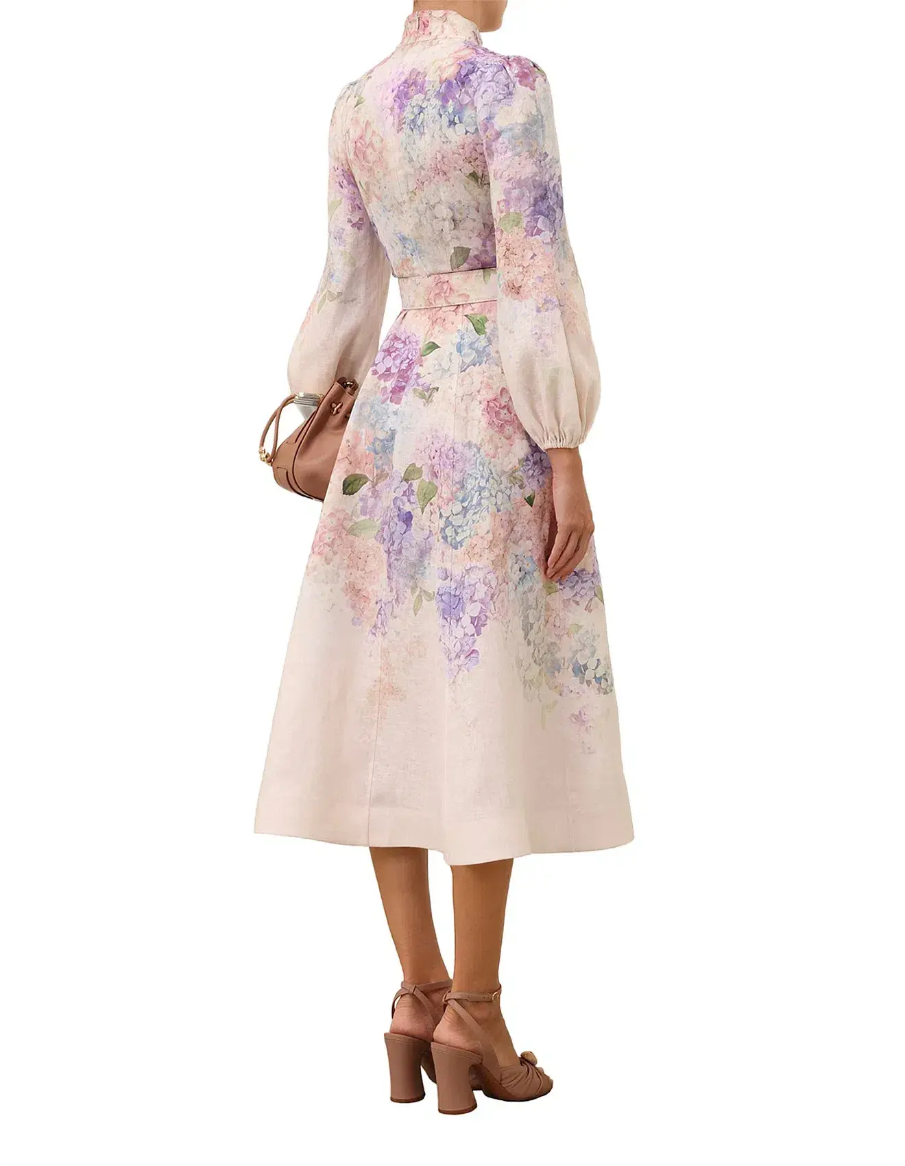 Zimmermann Dawning Buttoned Midi Multi Hydrangea Size AU 14 - Image 2