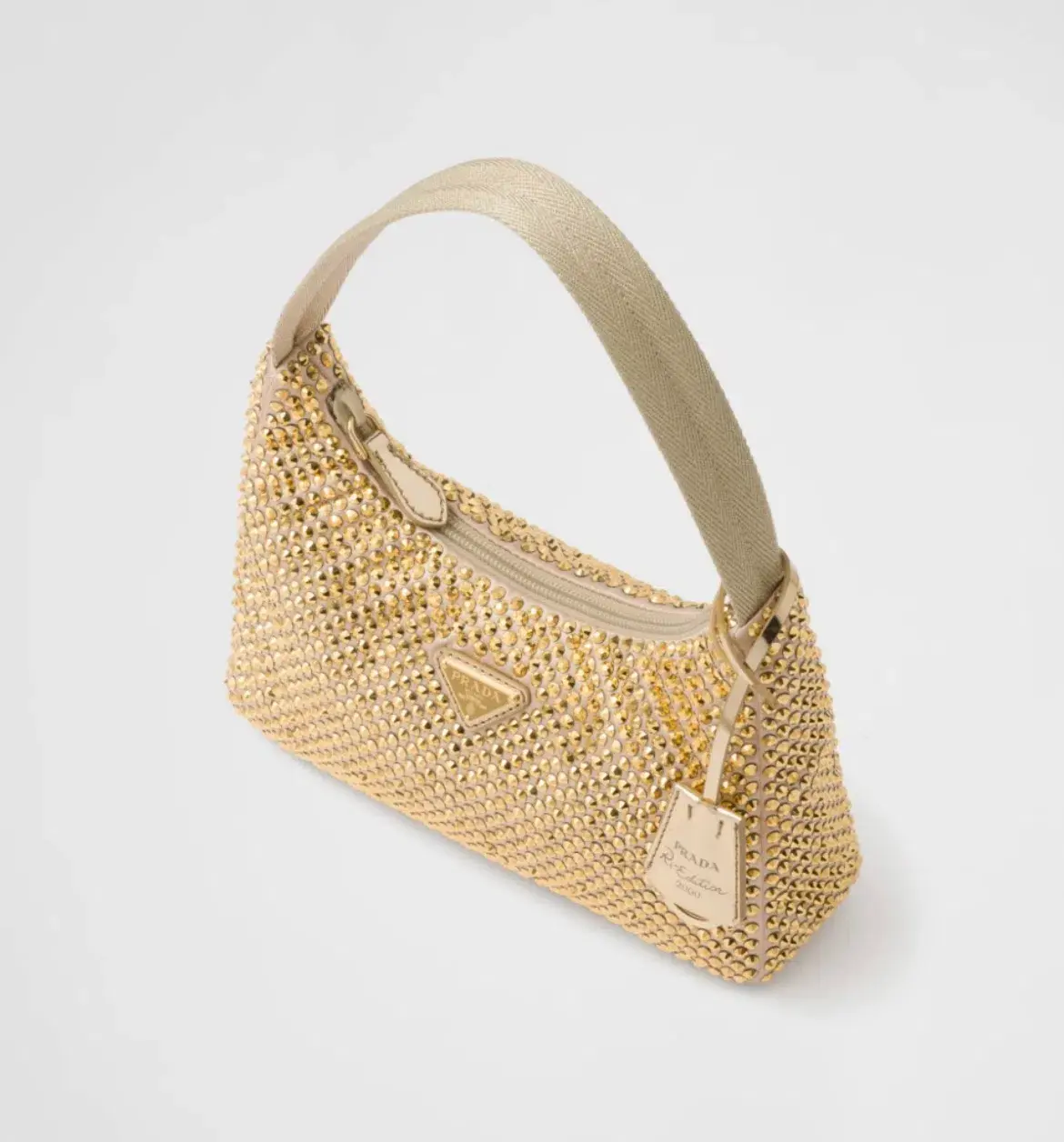 Prada Reedition Crystal Gold - Image 4