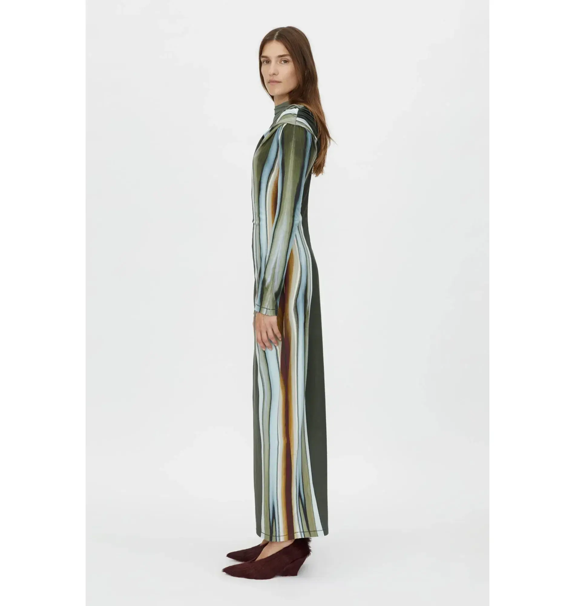 Camilla and Marc Elixir Print Jersey Maxi Dress in Elixir Print Size AU 10  - Image 2