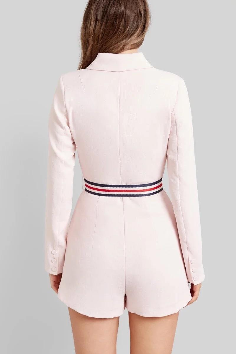 Kookai Ribbon Playsuit Pink Size 6 - Image 2