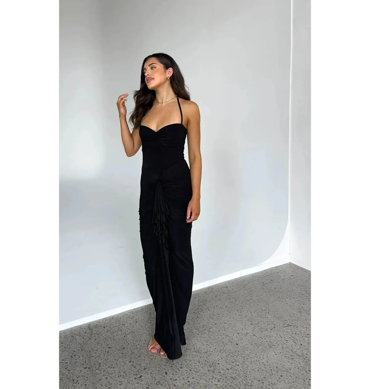 Natalie Rolt Shontae Gown Black Size XS/AU 6 - Image 1