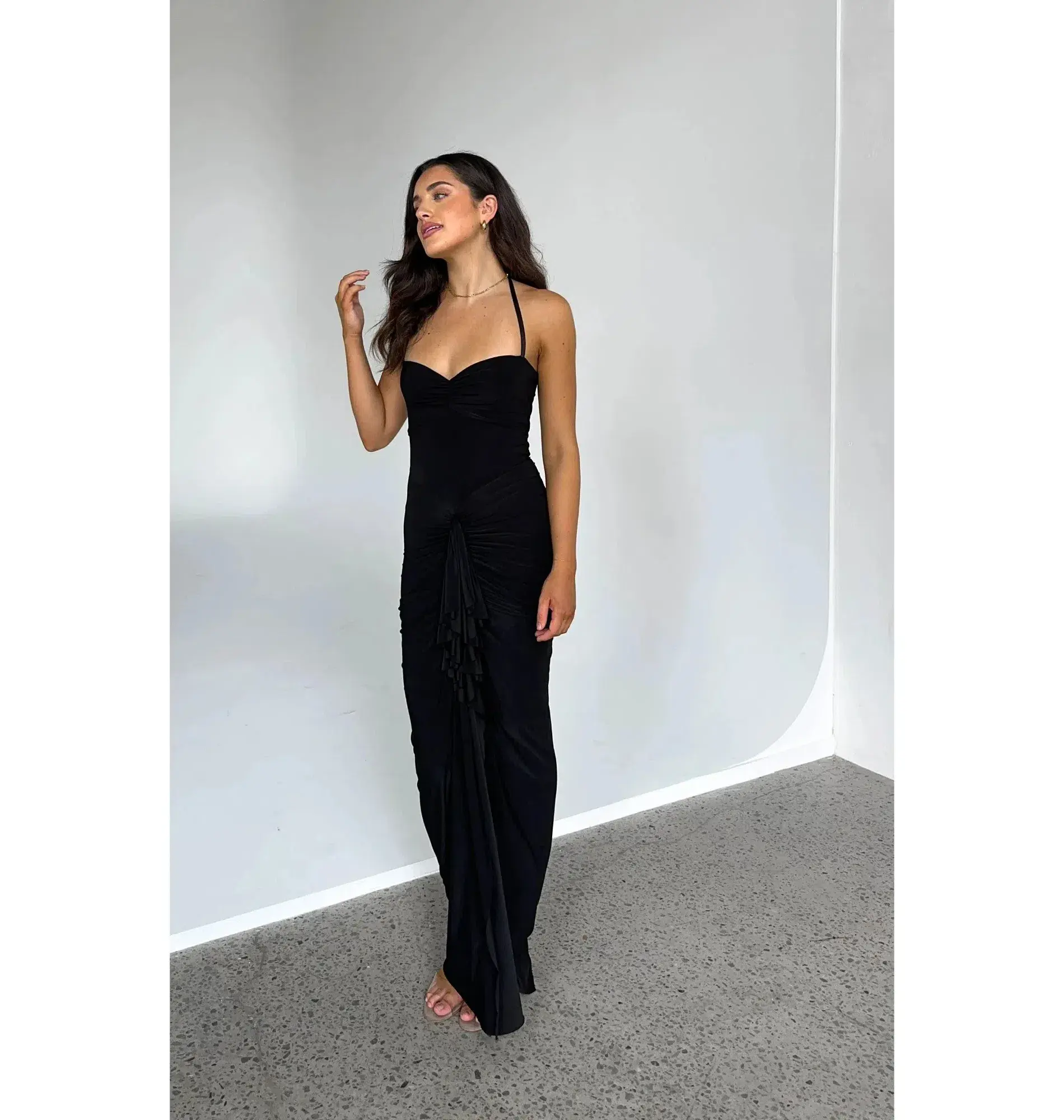 Natalie Rolt Shontae Gown Black Size XS/AU 6 - Image 1