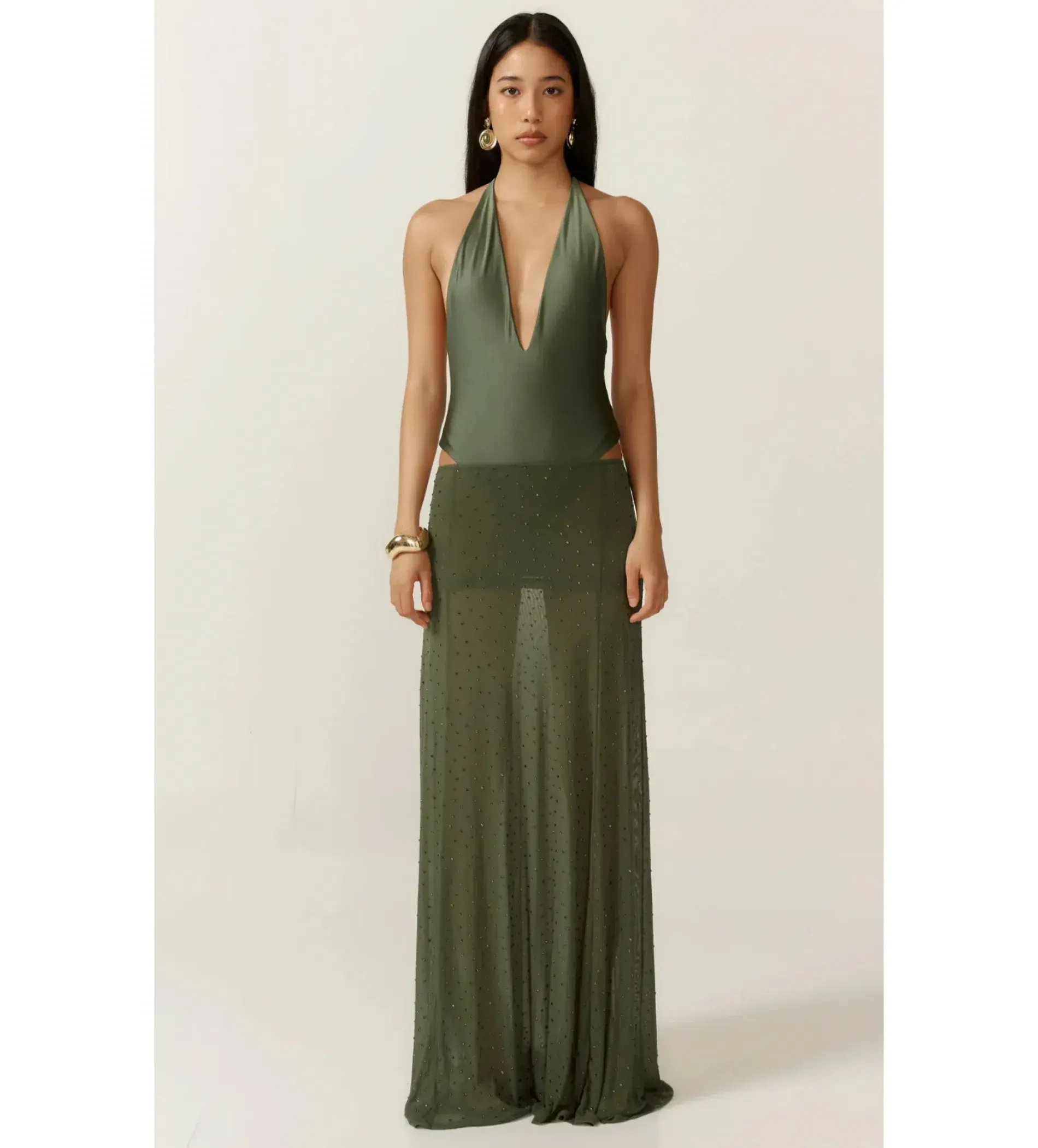 Ance Gria Vecchio Set Maxi Olive swimsuit Size S / AU 8 - Image 1