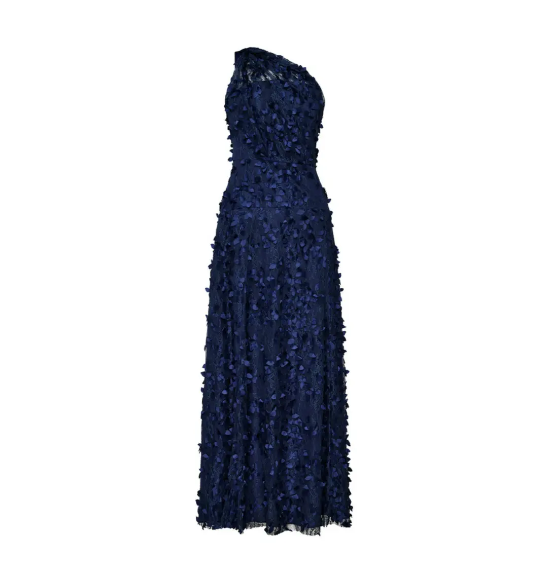 Manning Cartell Enchantment One Shoulder Dress in Royal Blue Size AU 14 for rent on The Volte - main image