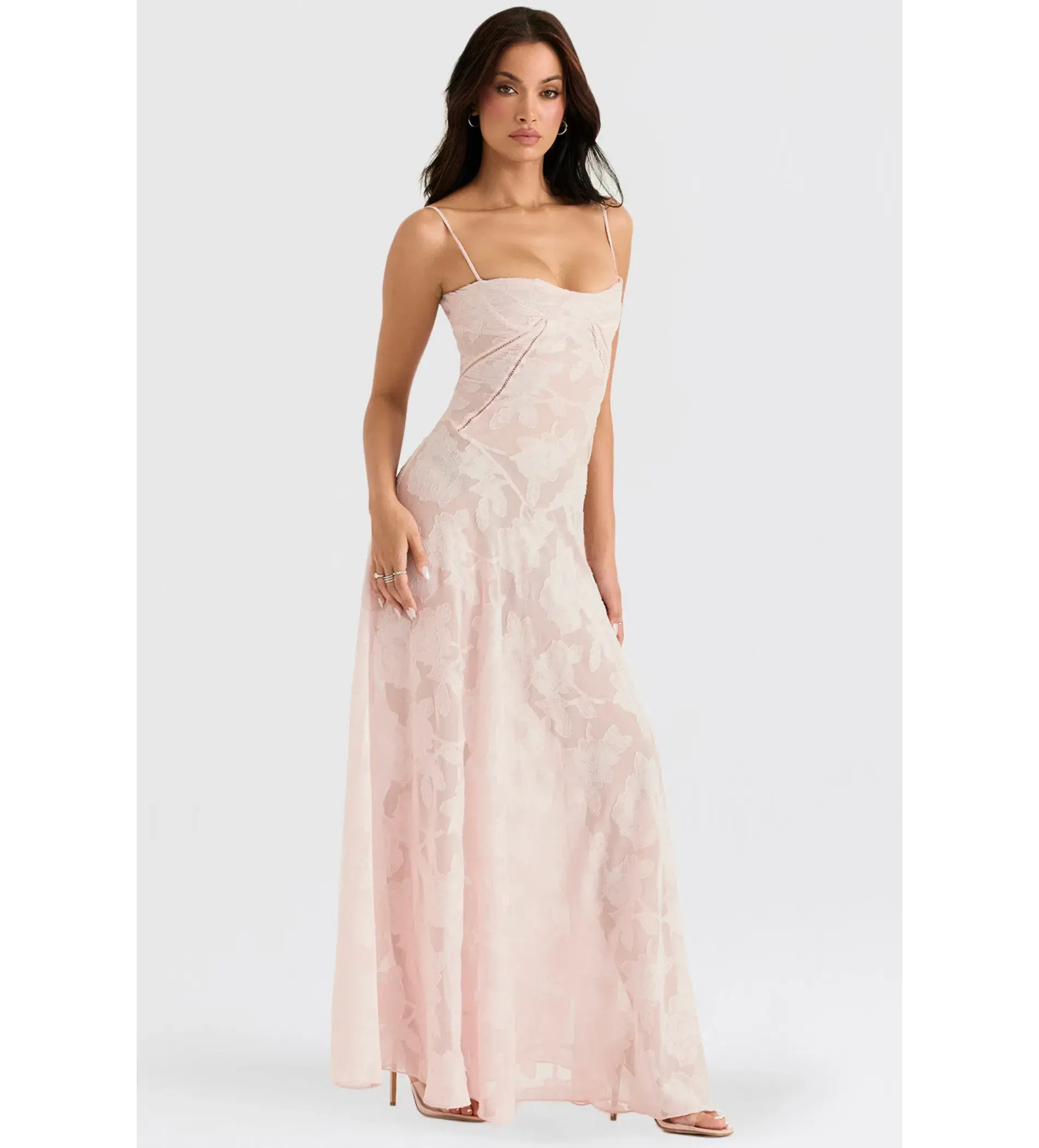 House of CB Seren Maxi Dress Pink Size XS / AU 6 - Image 2