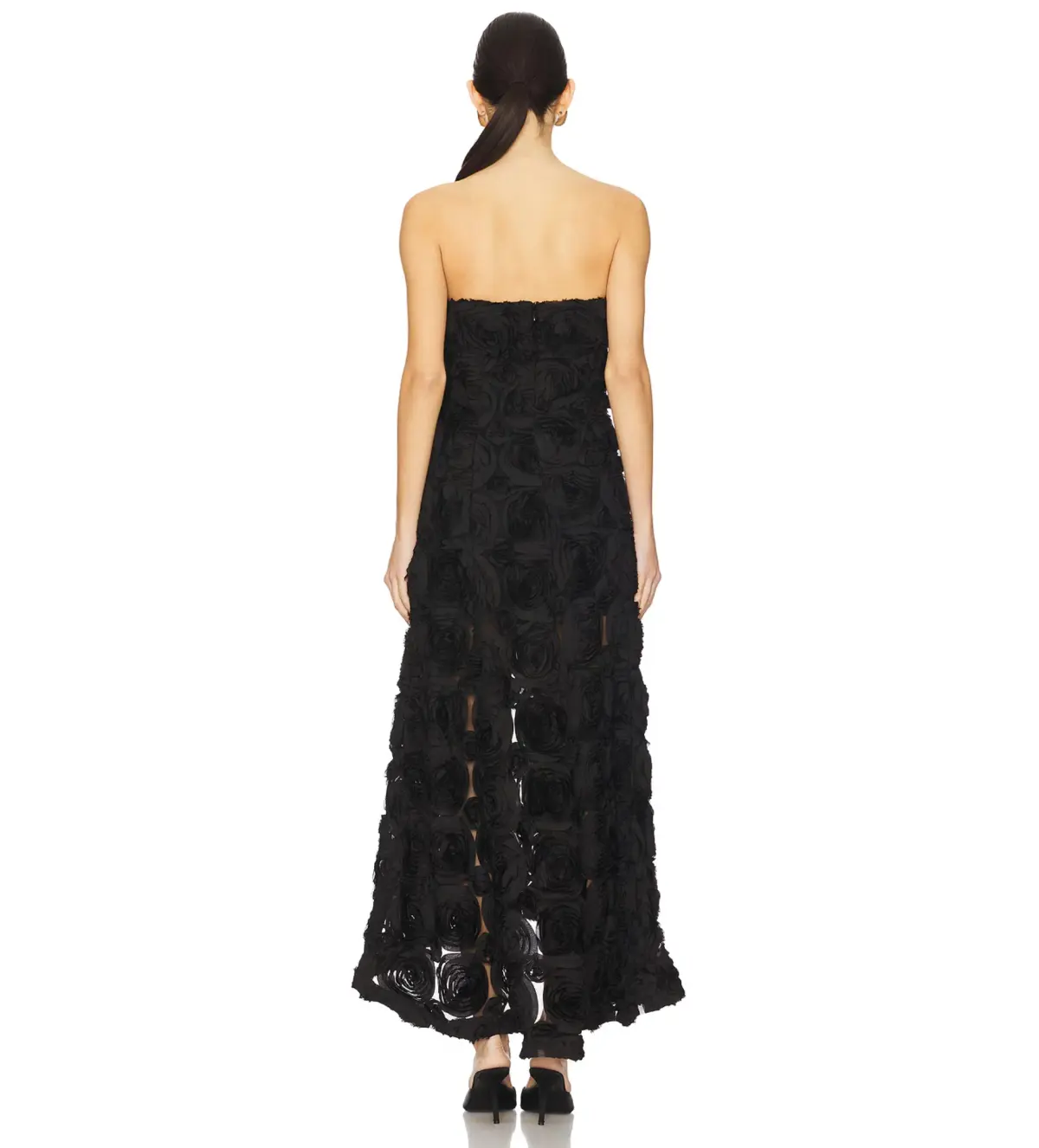 Elliatt Selena Maxi Dress in Black Size 16 - Image 3