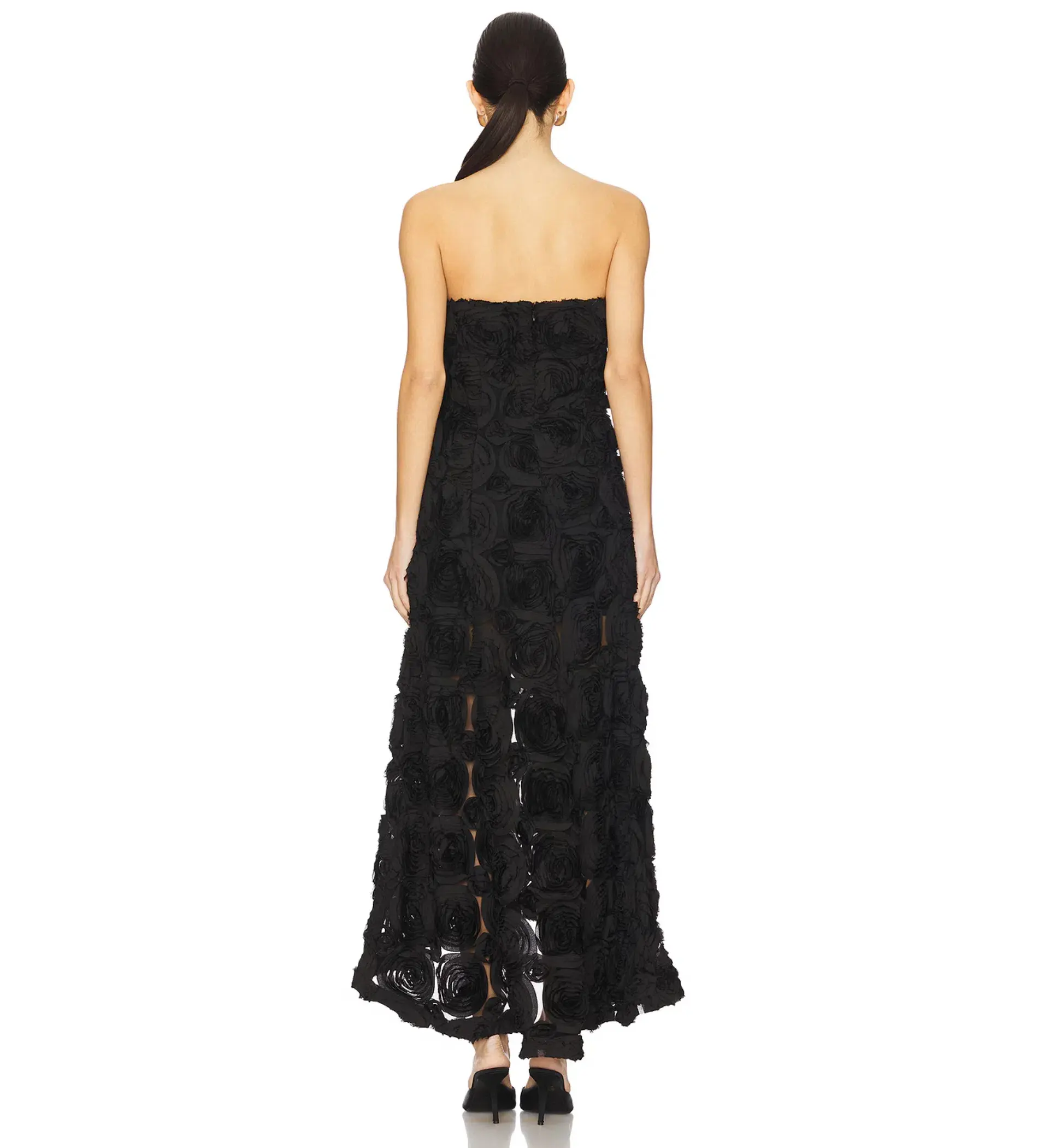 Elliatt Selena Maxi Dress in Black Size 16 - Image 3