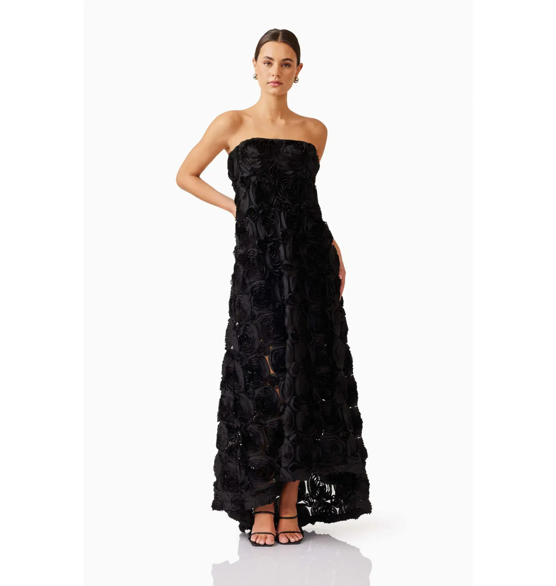 Elliatt Selena Dress Black Size AU 12 - Image 1