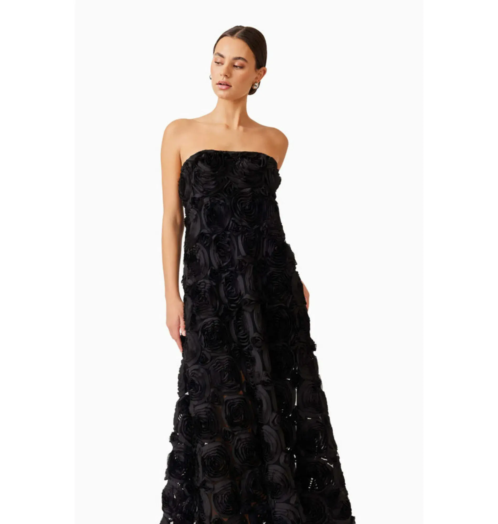 Elliatt Selena Dress Black Size AU 12 - Image 3