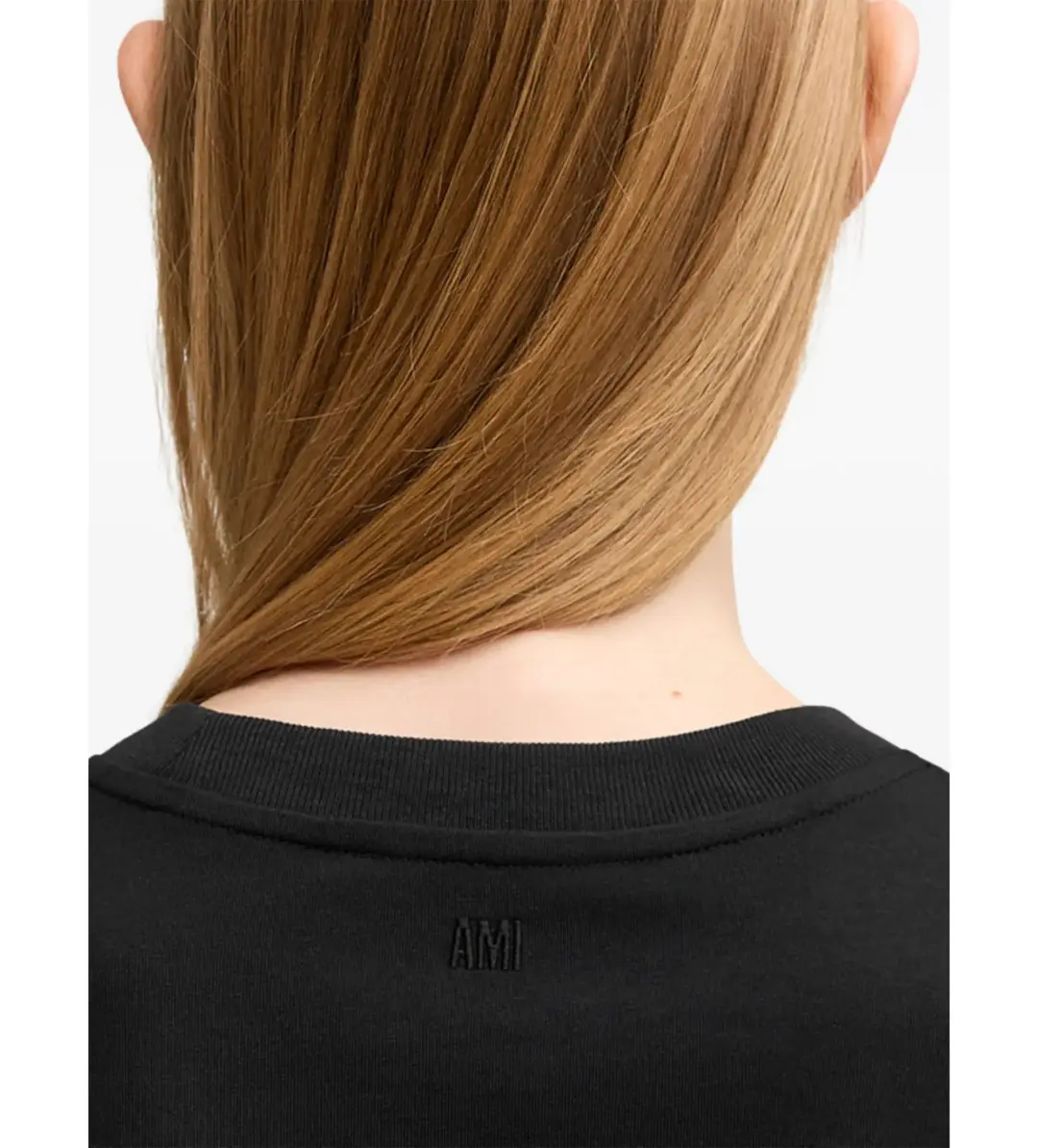 Ami De Coeur Cotton Long Sleeves T-Shirt Black Size M/AU 8 for rent on The Volte - main image