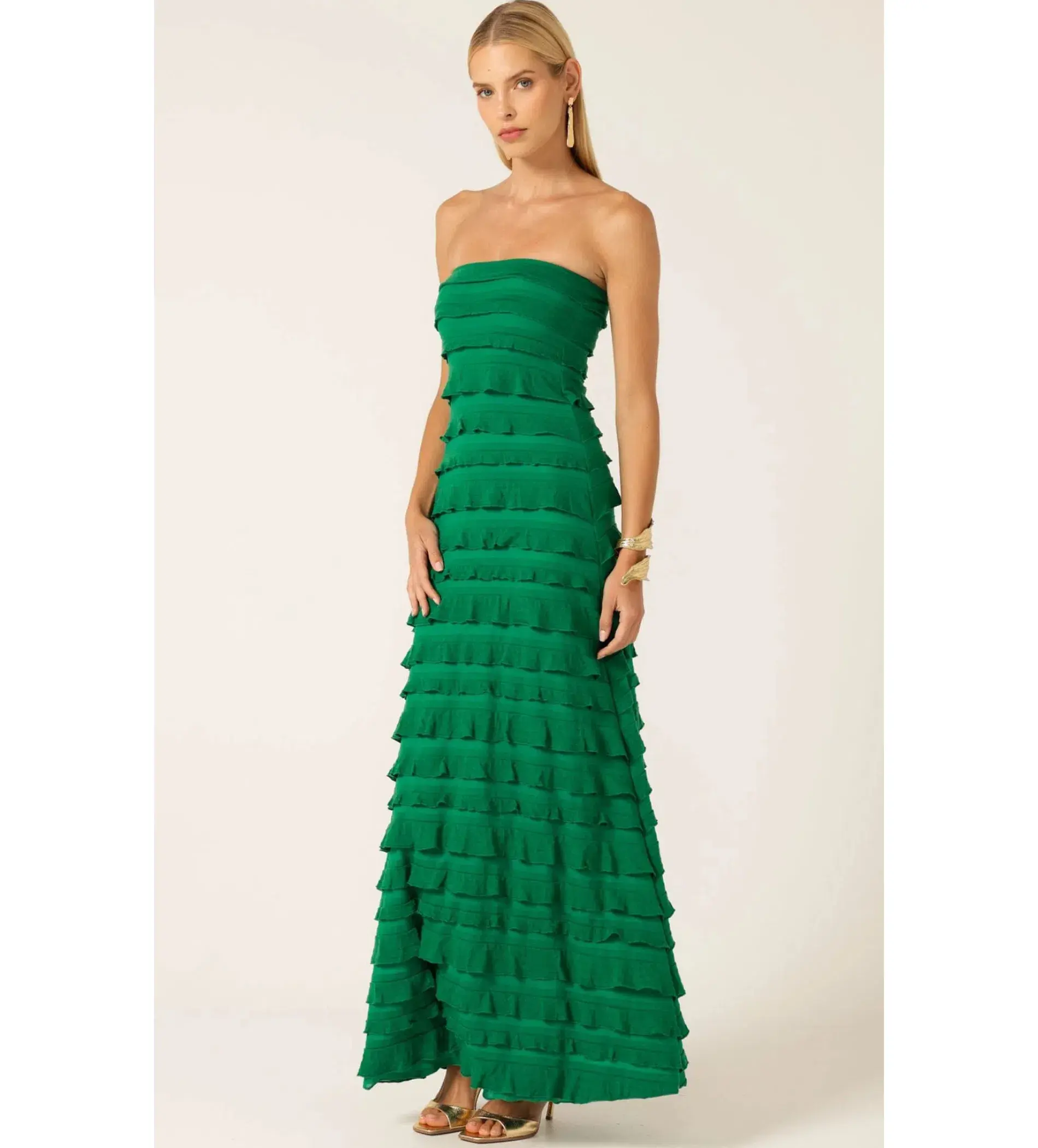 Sacha Drake Maddison Dress in Emerald Size 10 - Image 2