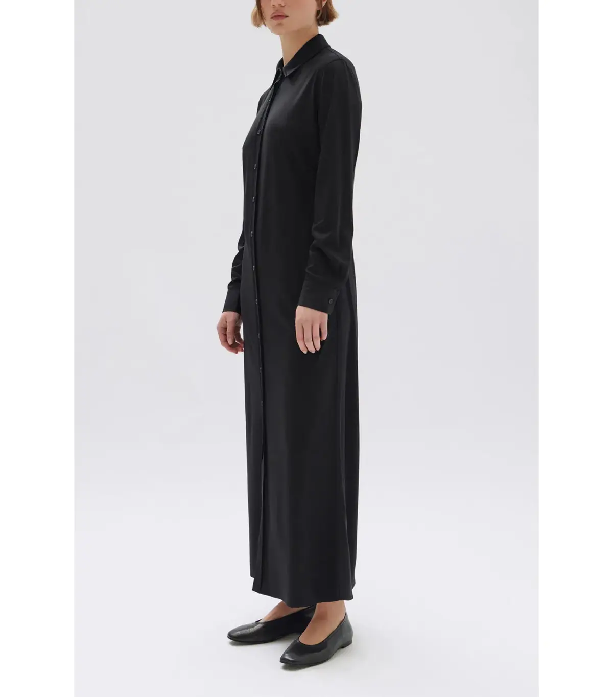 Assembly Label Mallory Knit Midi Dress Black Size AU 10 - Image 2