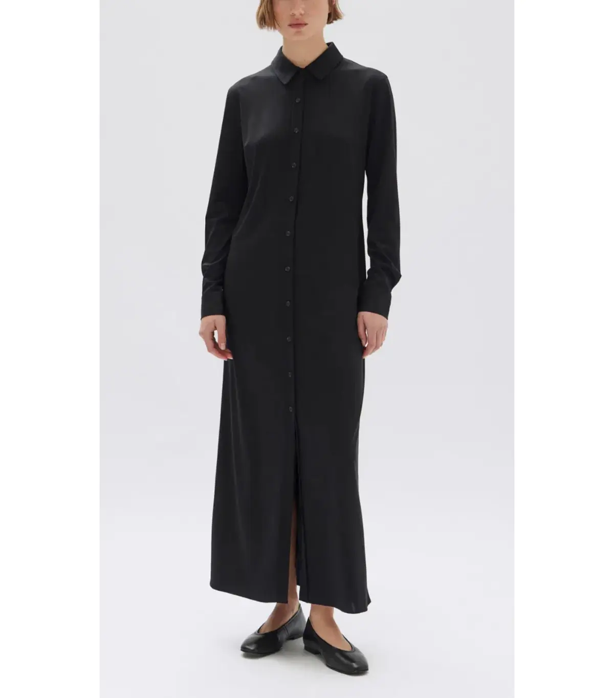 Assembly Label Mallory Knit Midi Dress Black Size AU 10 - Image 1