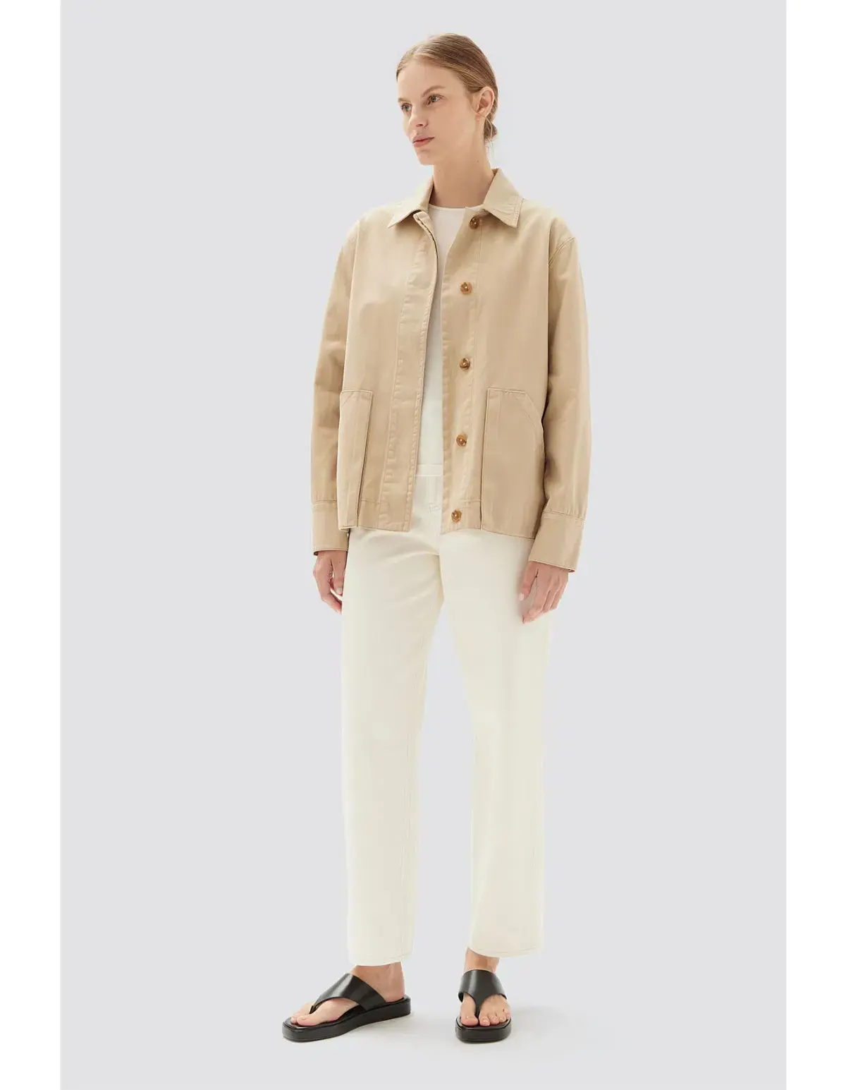 Assembly Label Madison Jacket Light Khaki Size AU 10 - Image 2